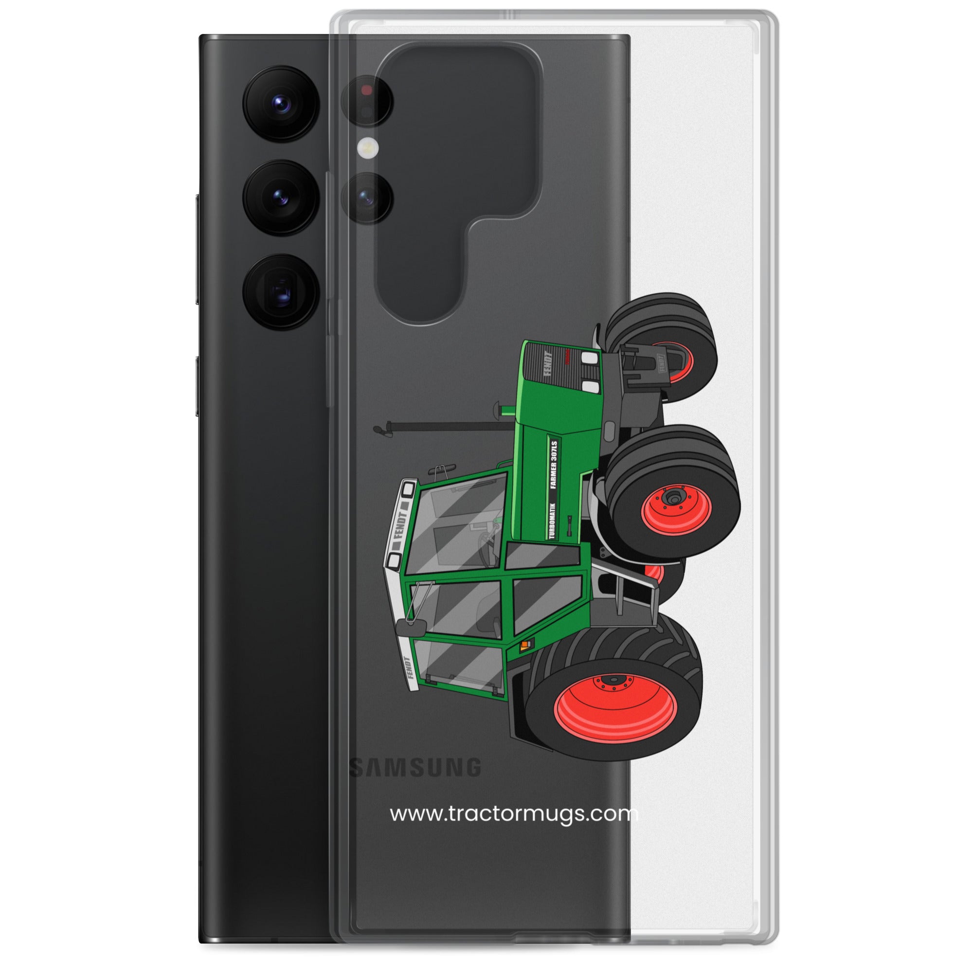 The Tractor Mugs Store Fendt Farmer TURBOMATIK 307 LSA | Clear Case for Samsung® Quality Farmers Merch