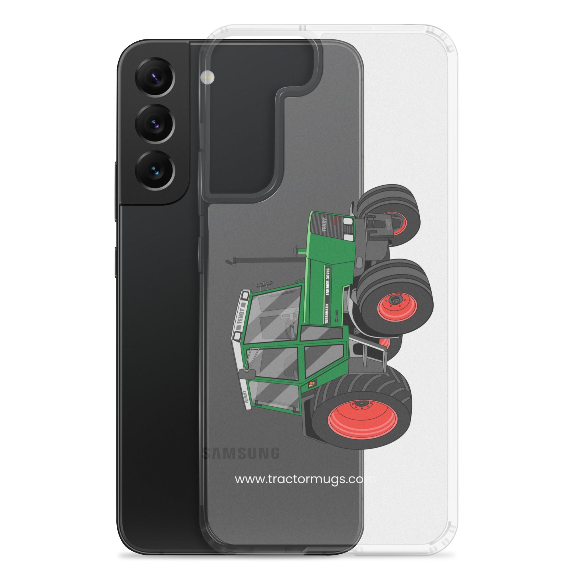 The Tractor Mugs Store Fendt Farmer TURBOMATIK 307 LSA | Clear Case for Samsung® Quality Farmers Merch
