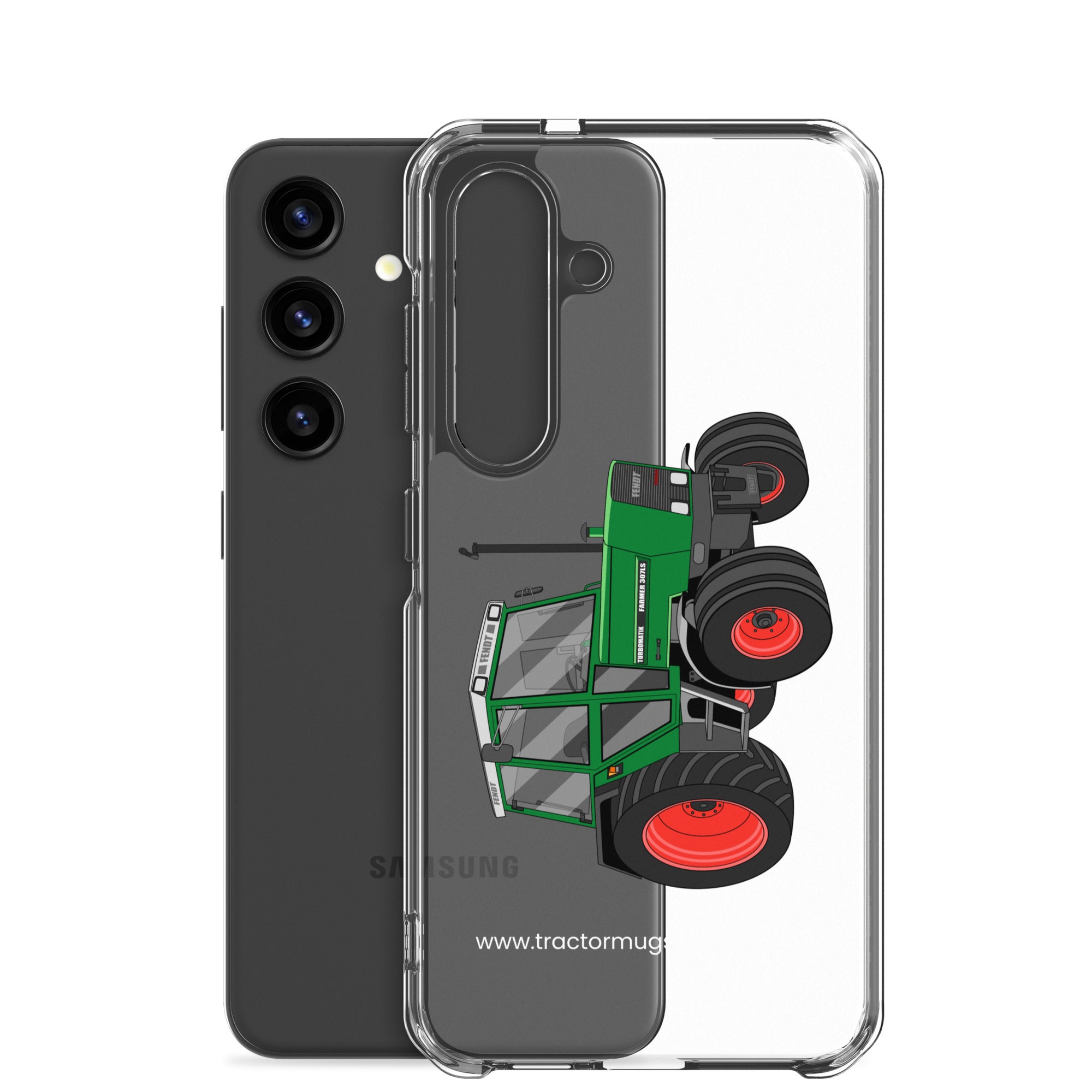 The Tractor Mugs Store Fendt Farmer TURBOMATIK 307 LSA | Clear Case for Samsung® Quality Farmers Merch