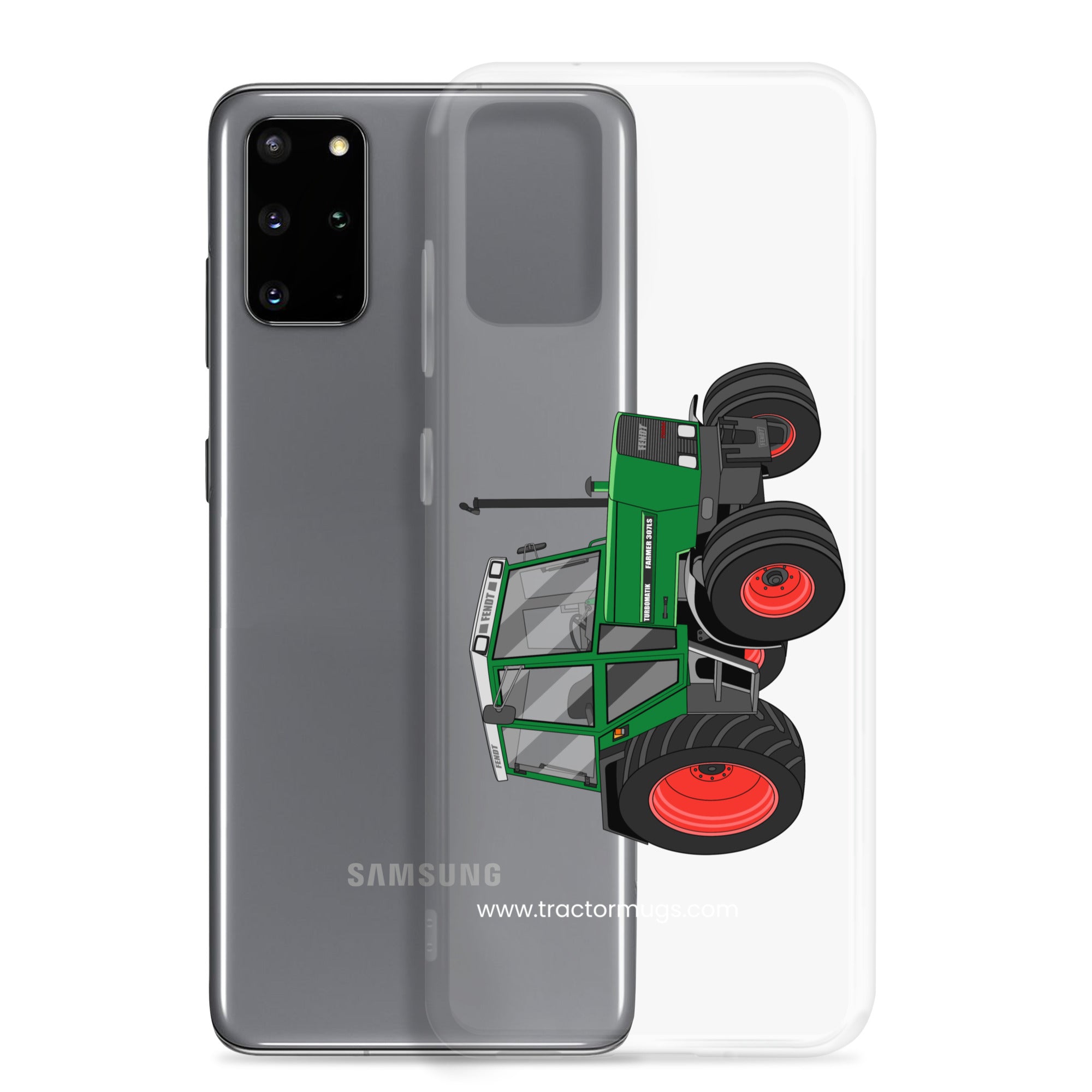The Tractor Mugs Store Fendt Farmer TURBOMATIK 307 LSA | Clear Case for Samsung® Quality Farmers Merch