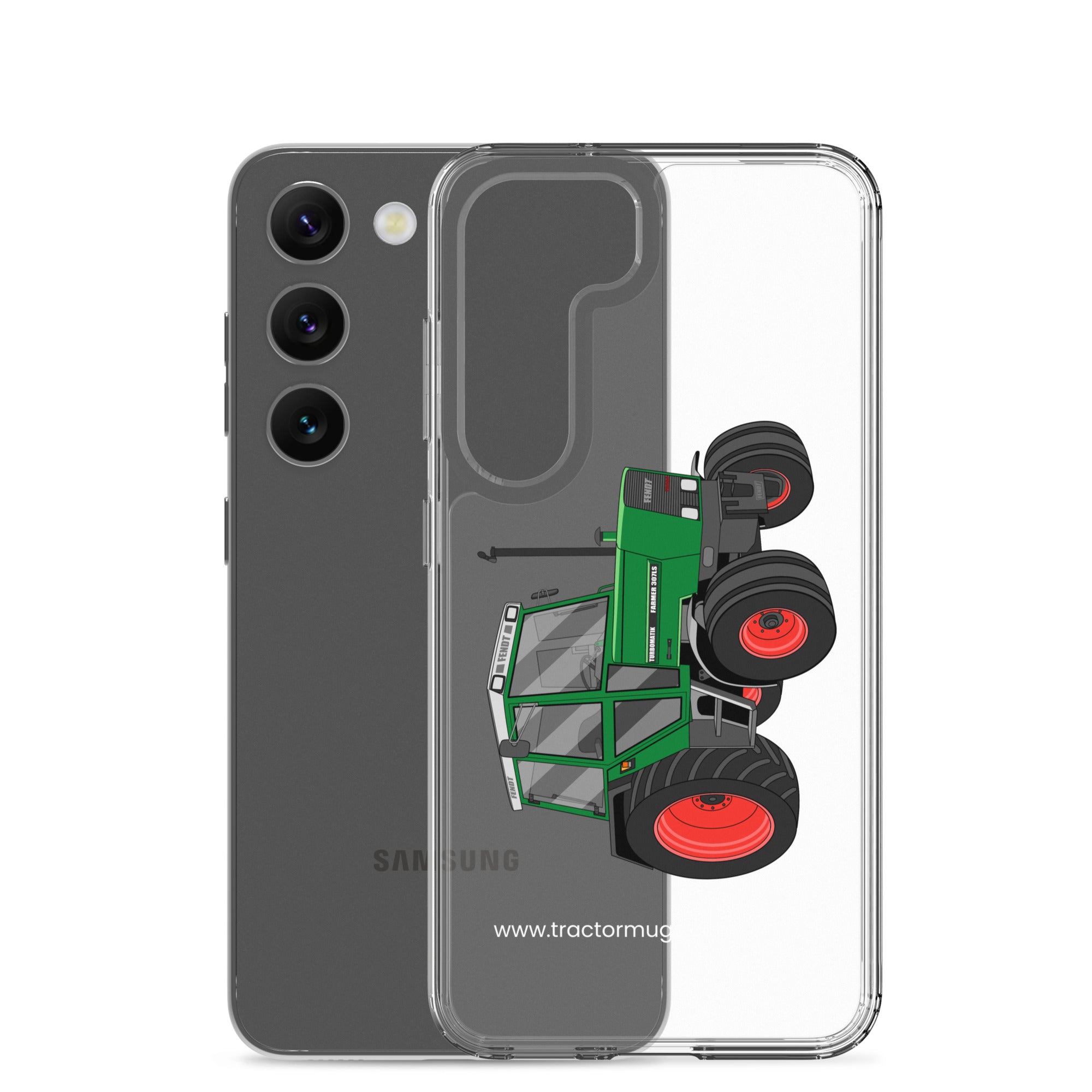 The Tractor Mugs Store Fendt Farmer TURBOMATIK 307 LSA | Clear Case for Samsung® Quality Farmers Merch