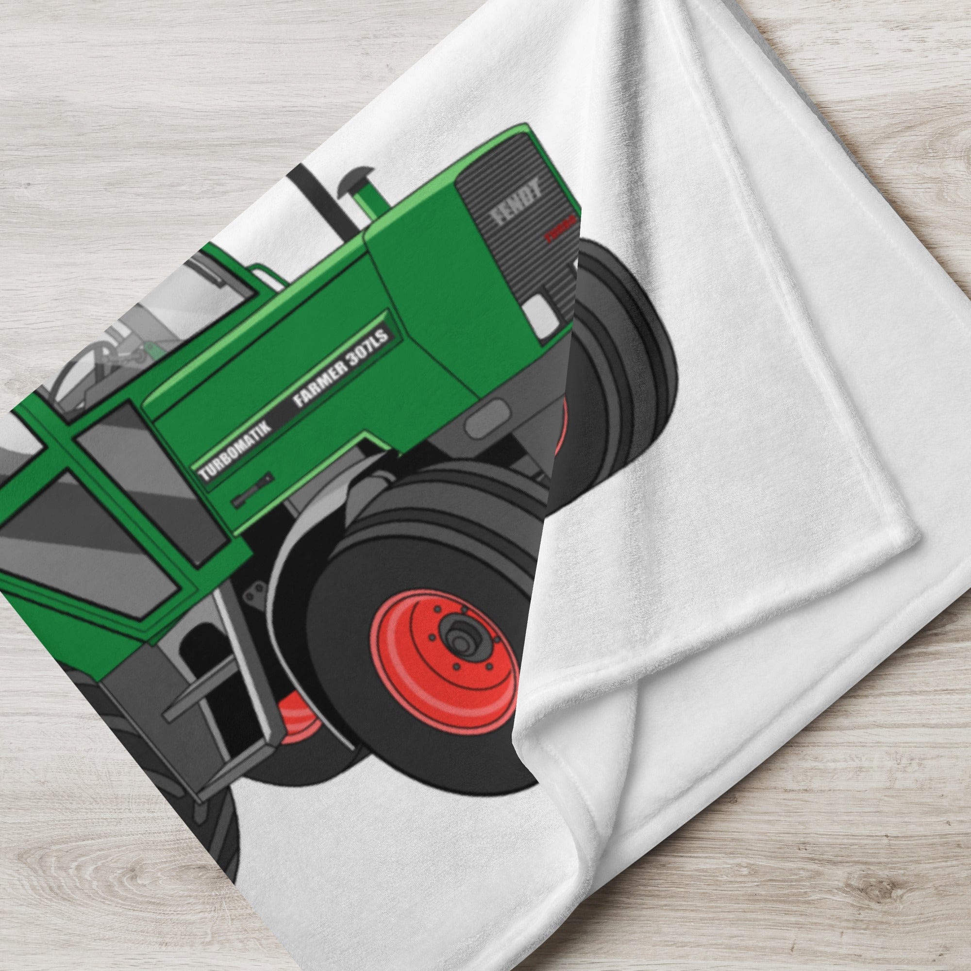 The Tractor Mugs Store Fendt Farmer TURBOMATIK 307 LSA | Throw Blanket Quality Farmers Merch