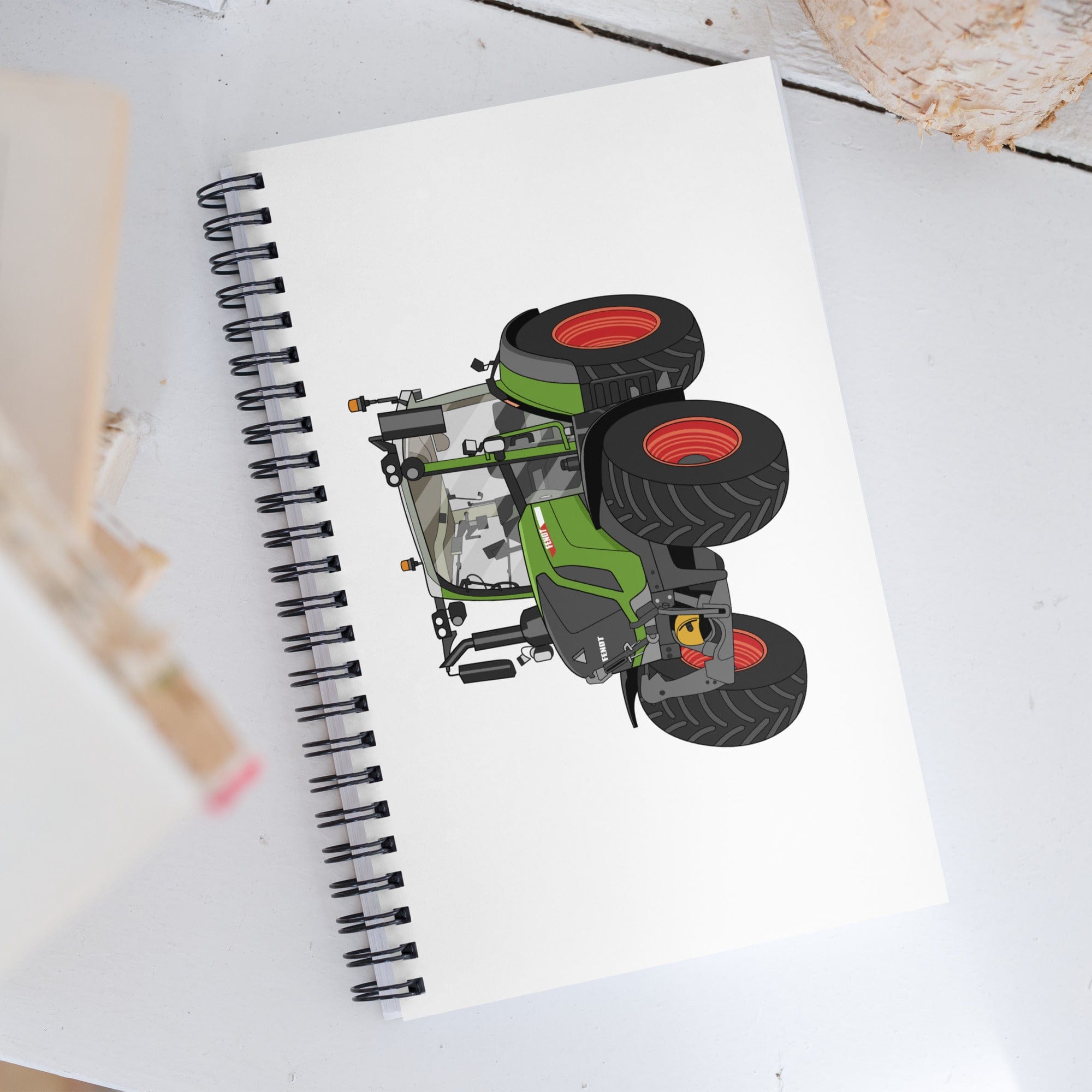 The Tractor Mugs Store Fendt Vario 313 | Spiral notebook Quality Farmers Merch