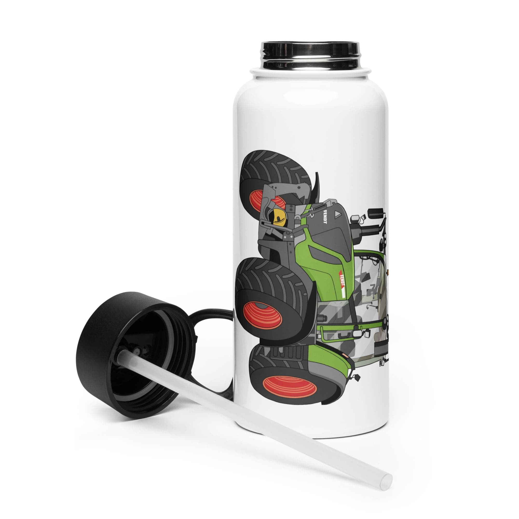 The Tractor Mugs Store Fendt Vario 313 | Stainless Steel Water Bottle Quality Farmers Merch