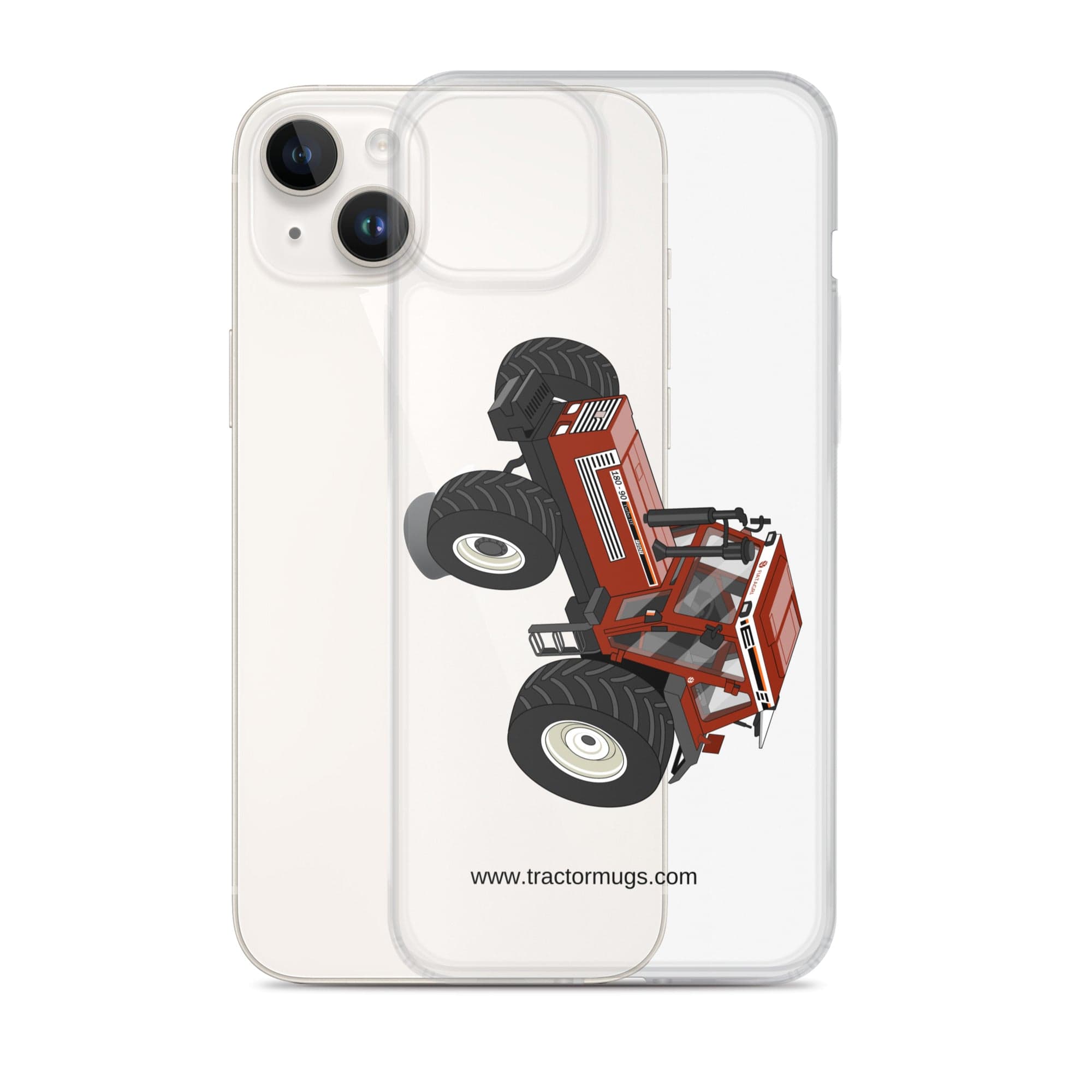 The Tractor Mugs Store Fiat 180-90 | Clear Case for iPhone® Quality Farmers Merch