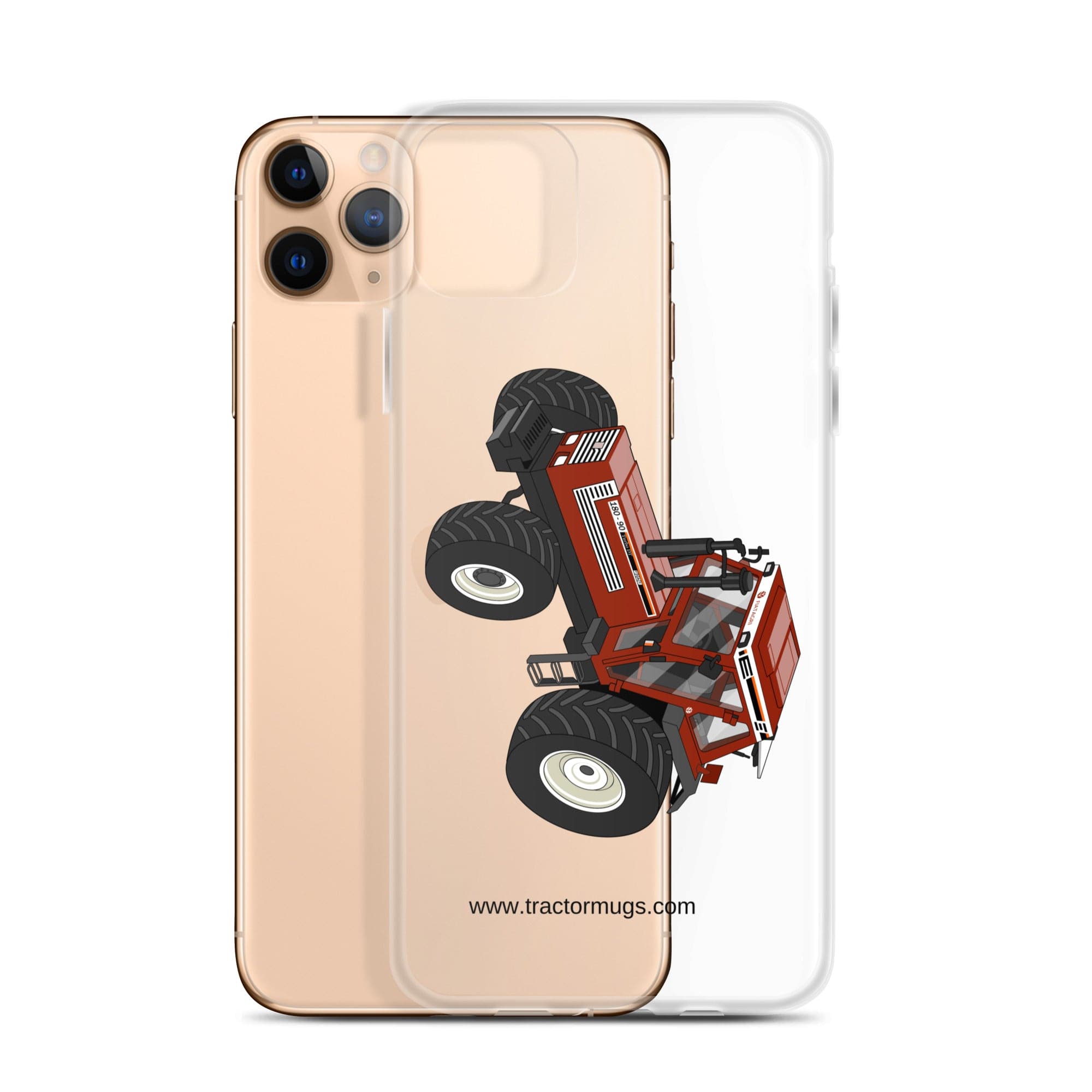 The Tractor Mugs Store Fiat 180-90 | Clear Case for iPhone® Quality Farmers Merch