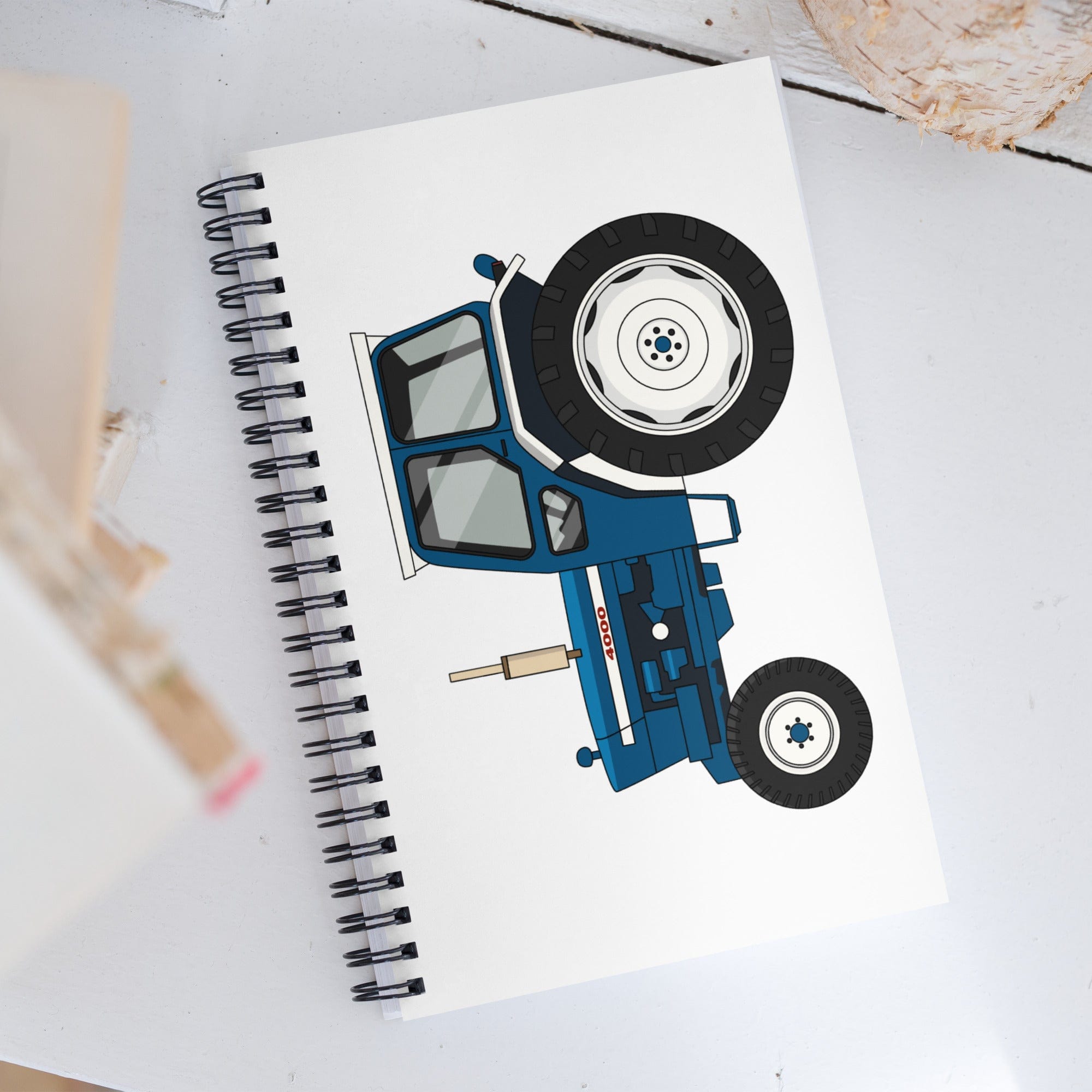 The Tractor Mugs Store Ford 4000 | Spiral notebook Quality Farmers Merch