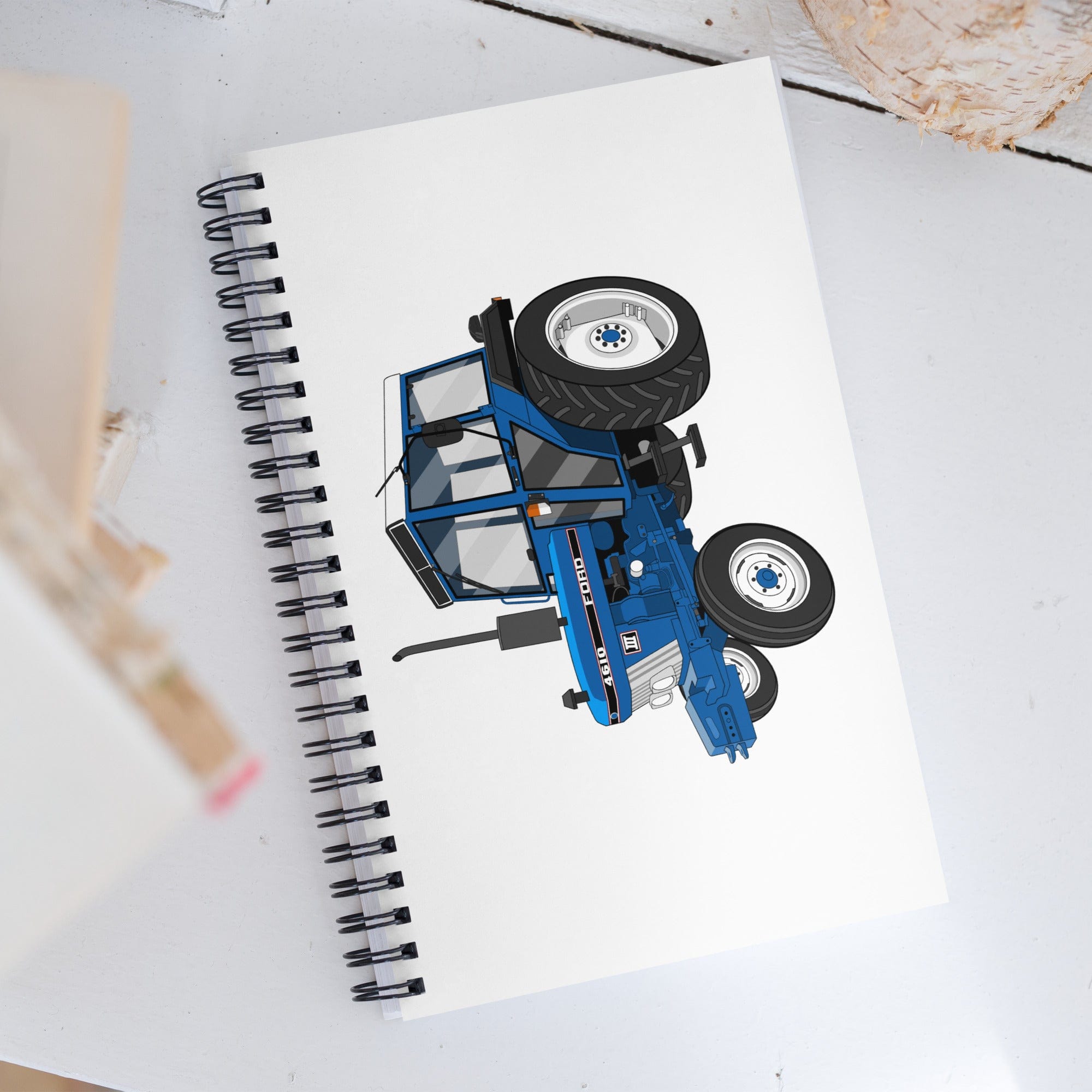 The Tractor Mugs Store Ford 4610 2WD | Spiral notebook Quality Farmers Merch