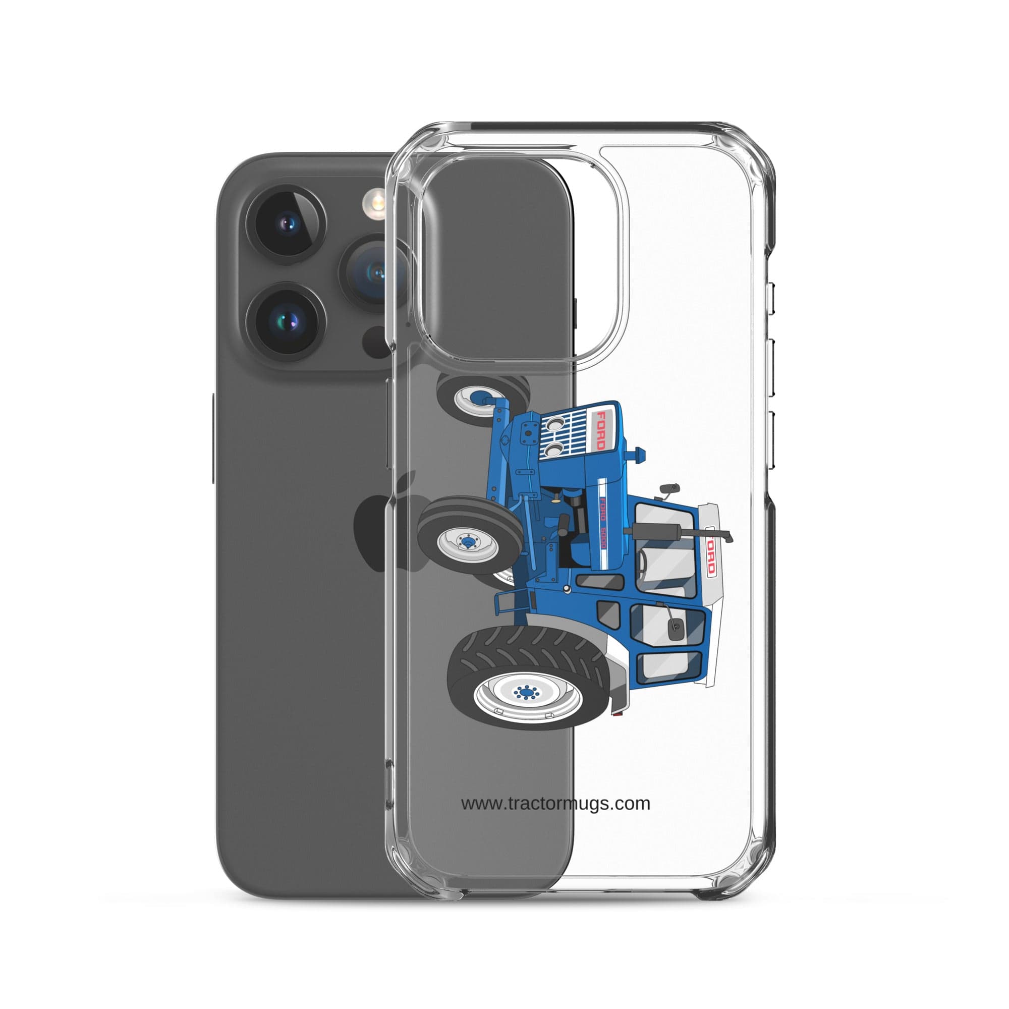 The Tractor Mugs Store Ford 5000 | Clear Case for iPhone® Quality Farmers Merch