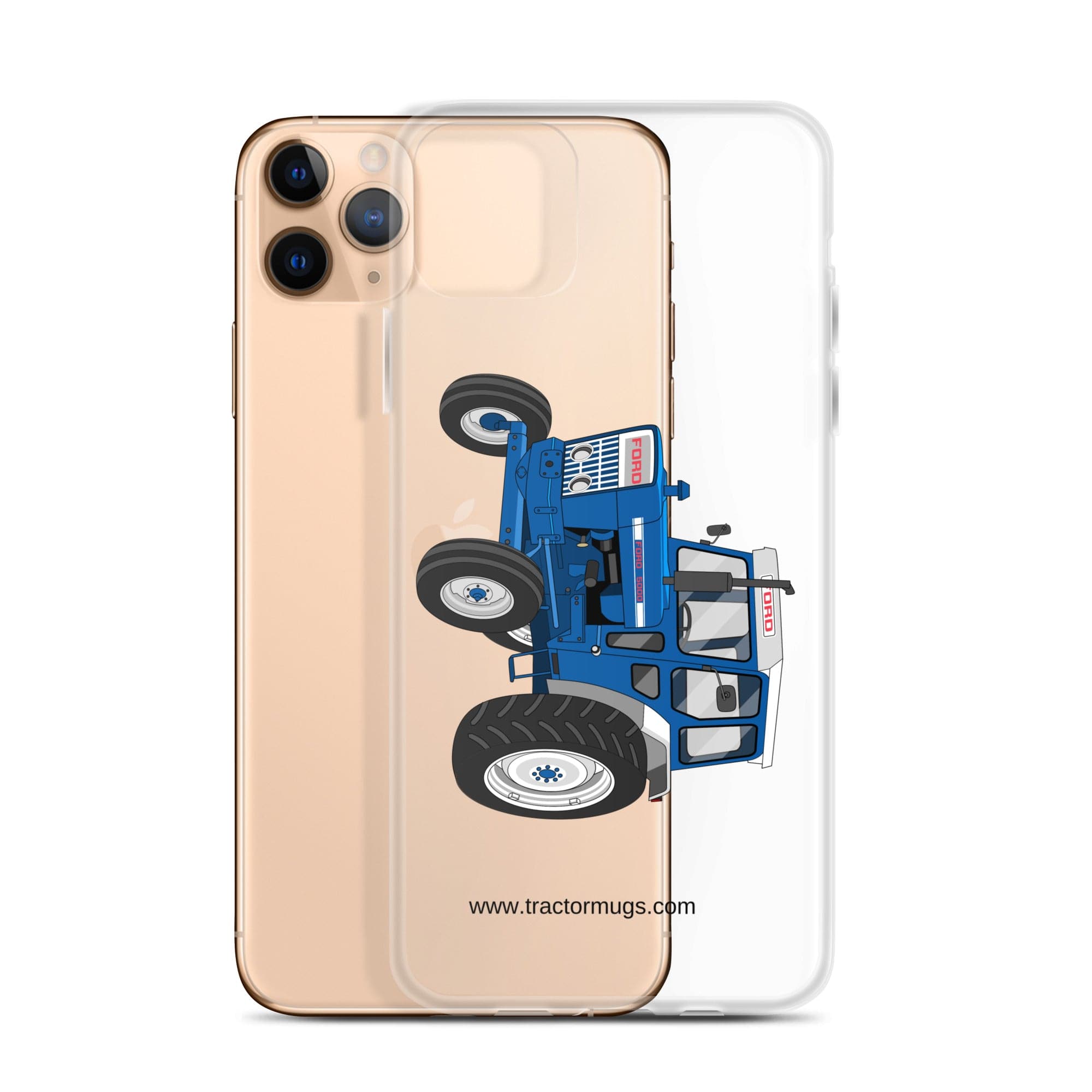 The Tractor Mugs Store Ford 5000 | Clear Case for iPhone® Quality Farmers Merch