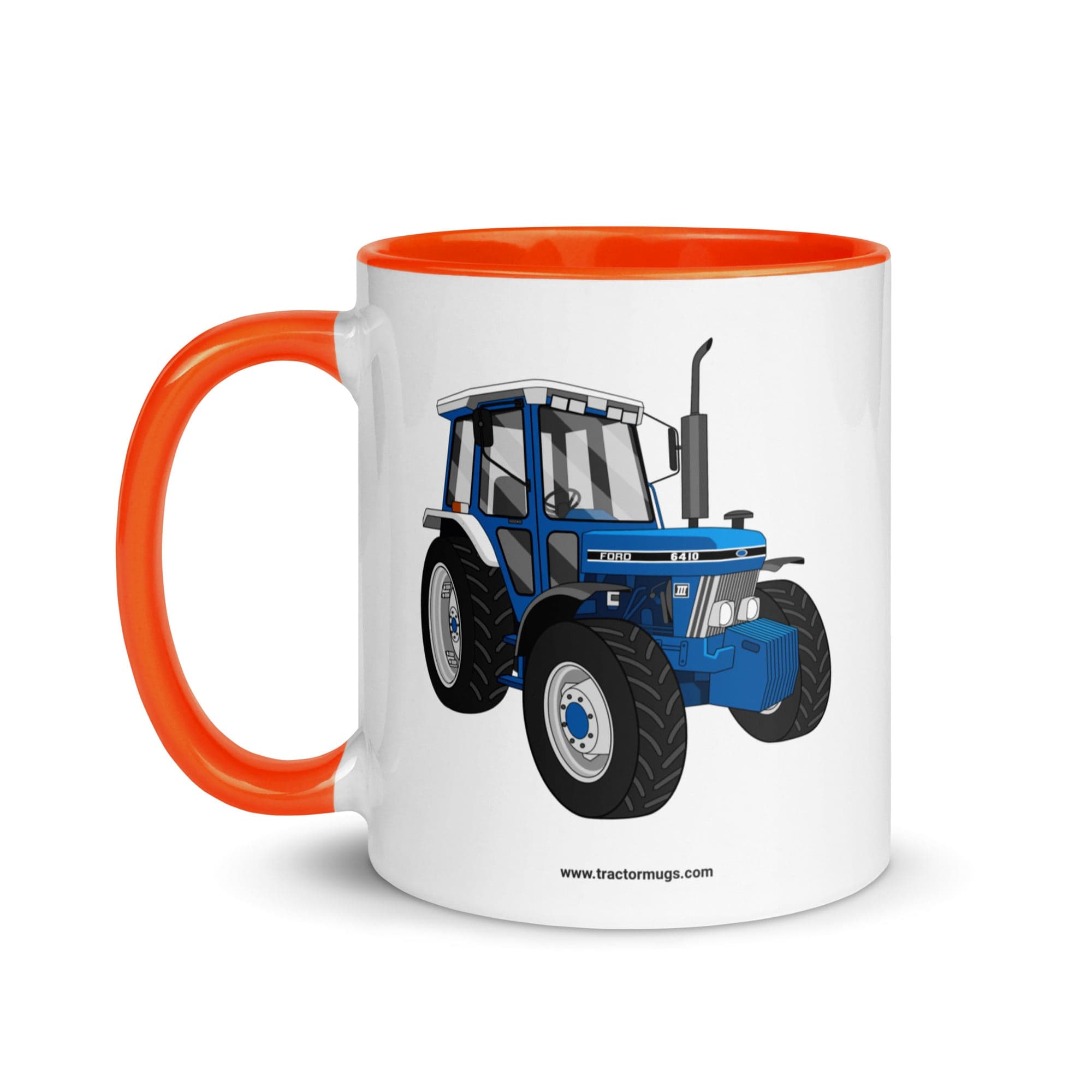 The Tractor Mugs Store Ford 6410 4WD | Mug with Color Inside Quality Farmers Merch
