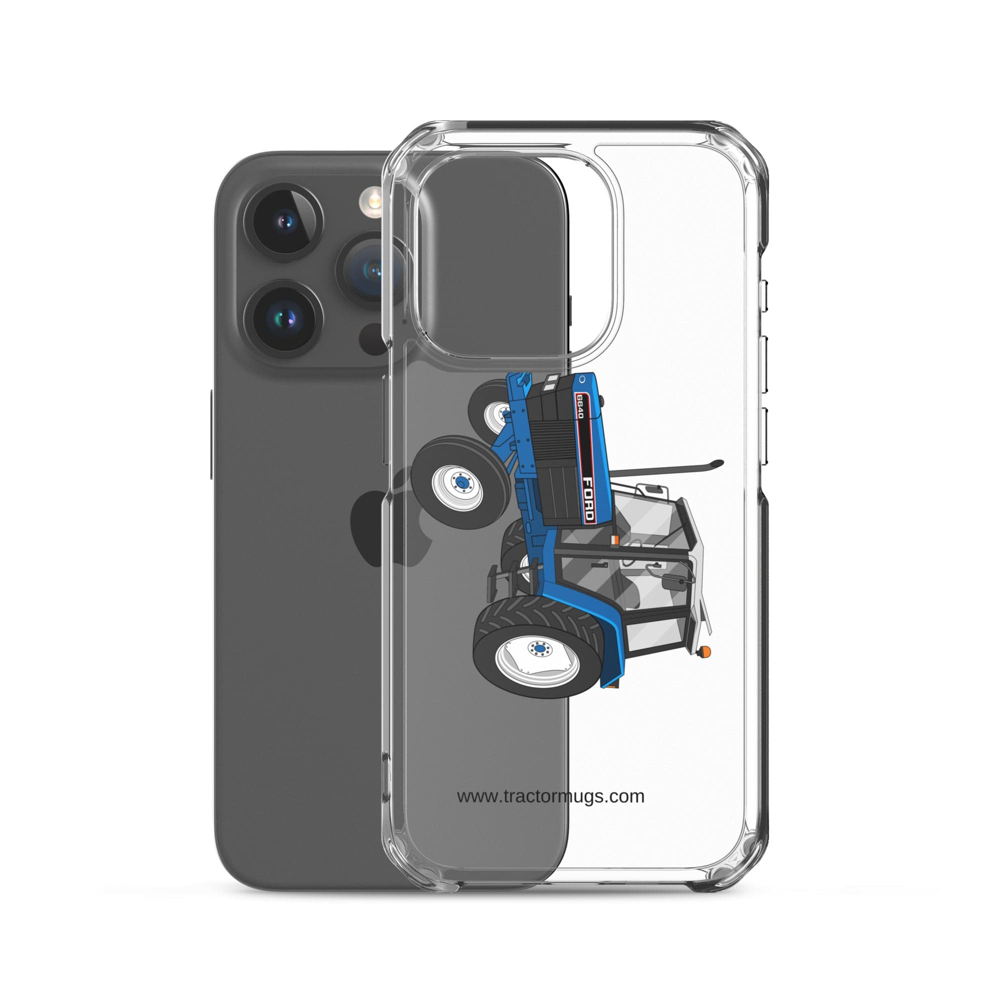 The Tractor Mugs Store Ford 6640 2WD | Clear Case for iPhone® Quality Farmers Merch