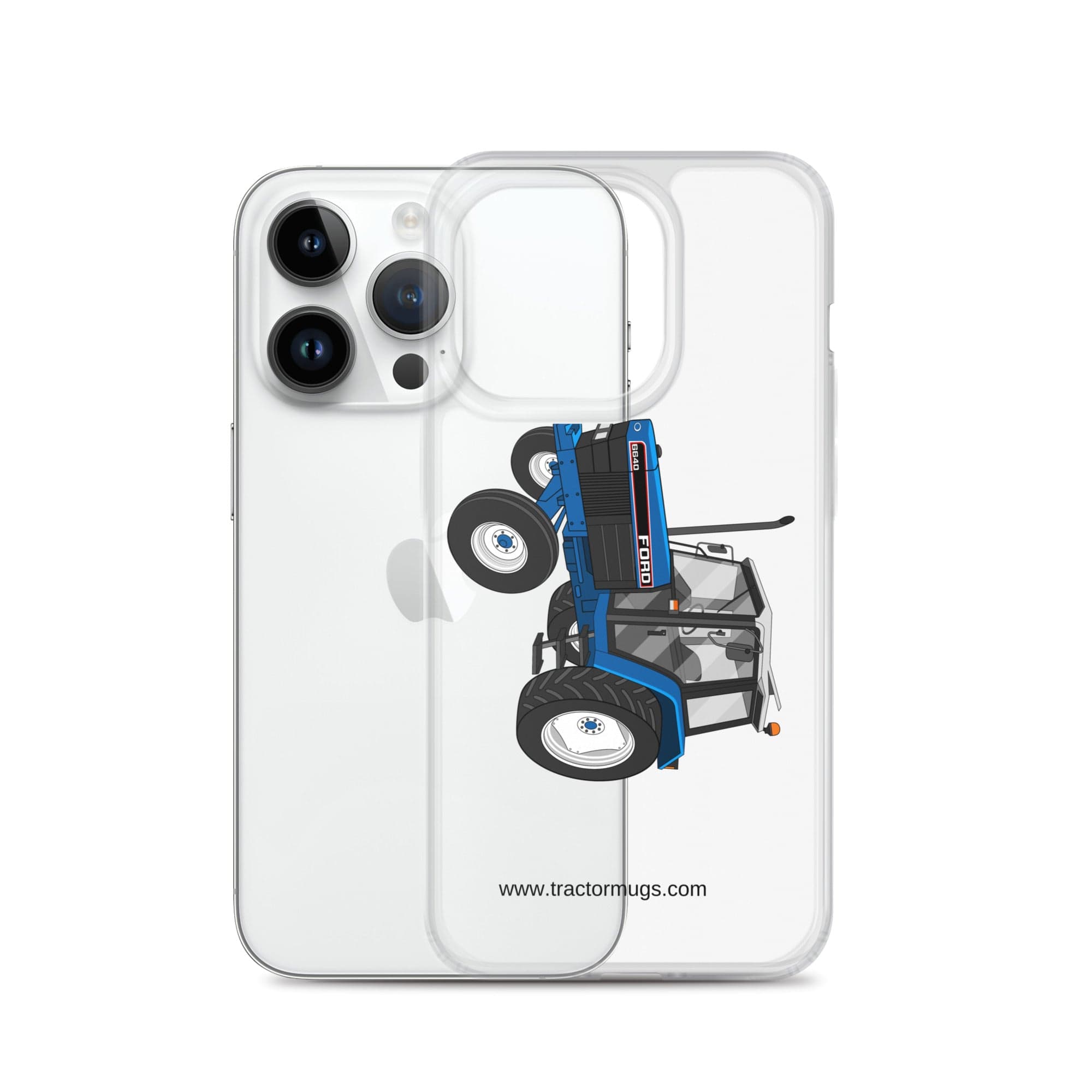 The Tractor Mugs Store Ford 6640 2WD | Clear Case for iPhone® Quality Farmers Merch