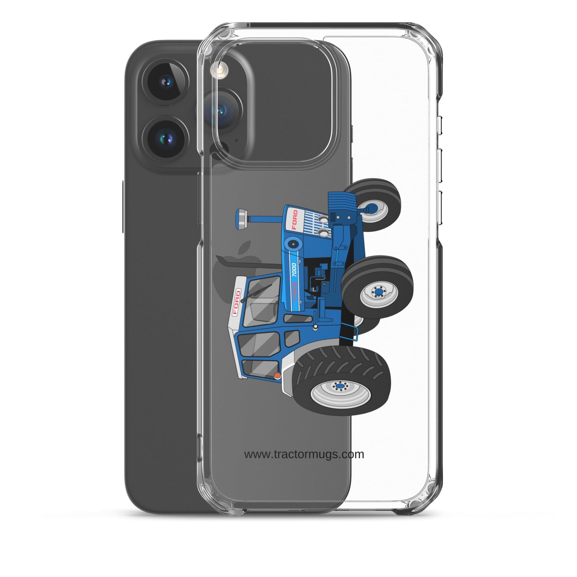The Tractor Mugs Store Ford 7000 | Clear Case for iPhone® Quality Farmers Merch