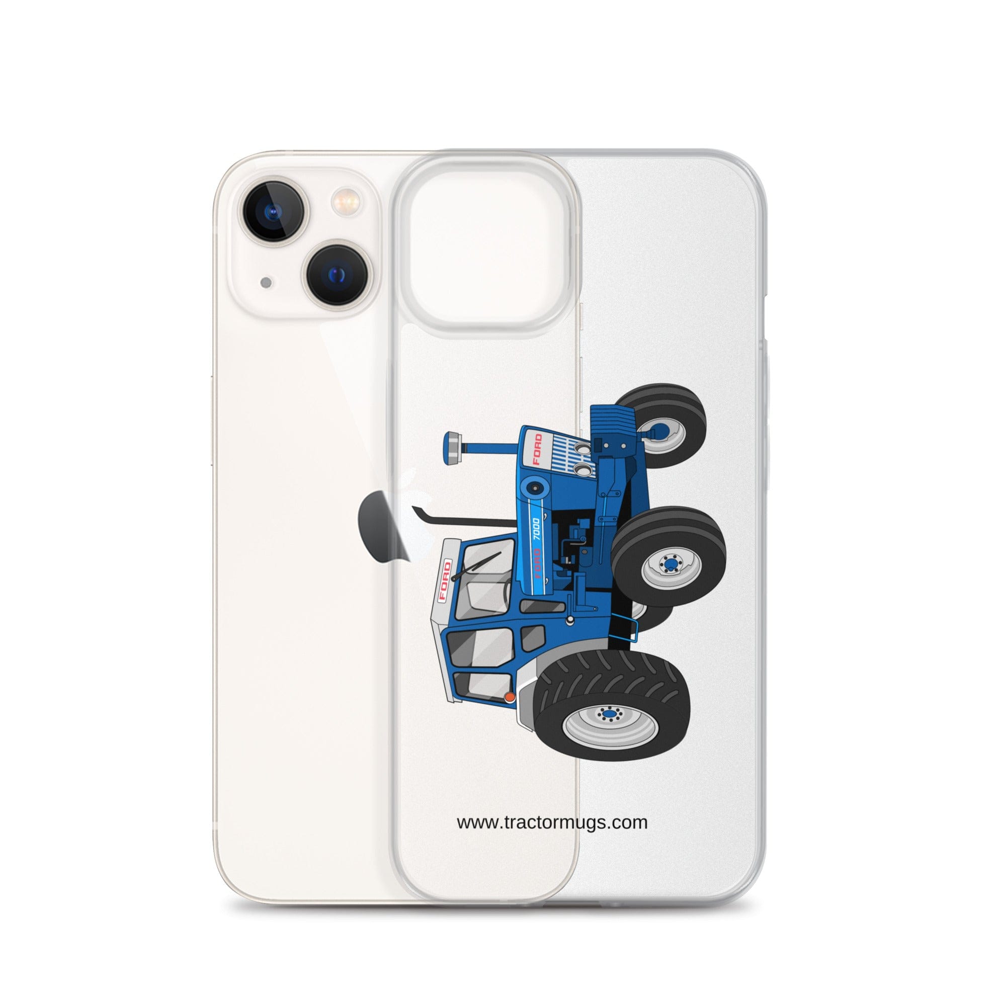 The Tractor Mugs Store Ford 7000 | Clear Case for iPhone® Quality Farmers Merch