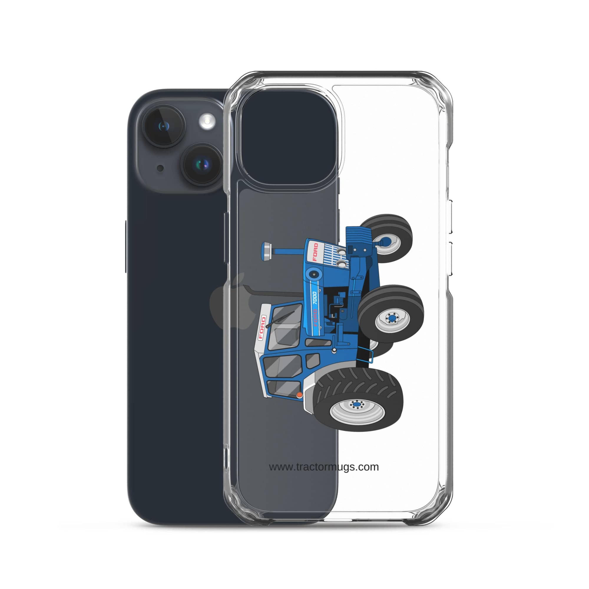 The Tractor Mugs Store Ford 7000 | Clear Case for iPhone® Quality Farmers Merch