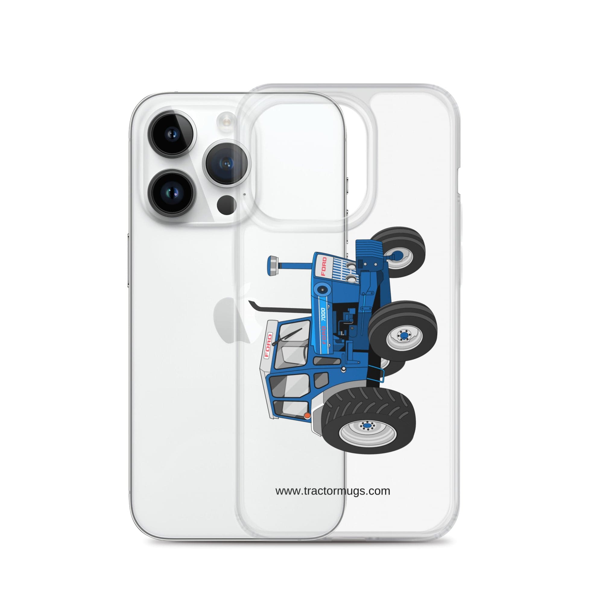 The Tractor Mugs Store Ford 7000 | Clear Case for iPhone® Quality Farmers Merch