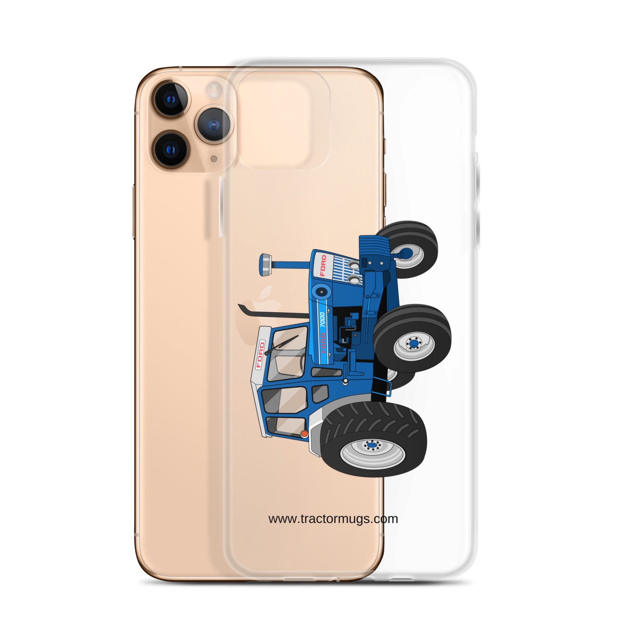 The Tractor Mugs Store Ford 7000 | Clear Case for iPhone® Quality Farmers Merch