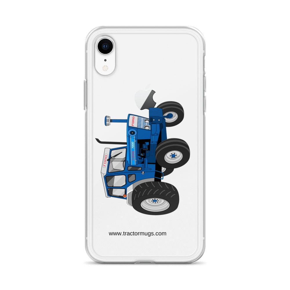 The Tractor Mugs Store Ford 7000 | Clear Case for iPhone® Quality Farmers Merch