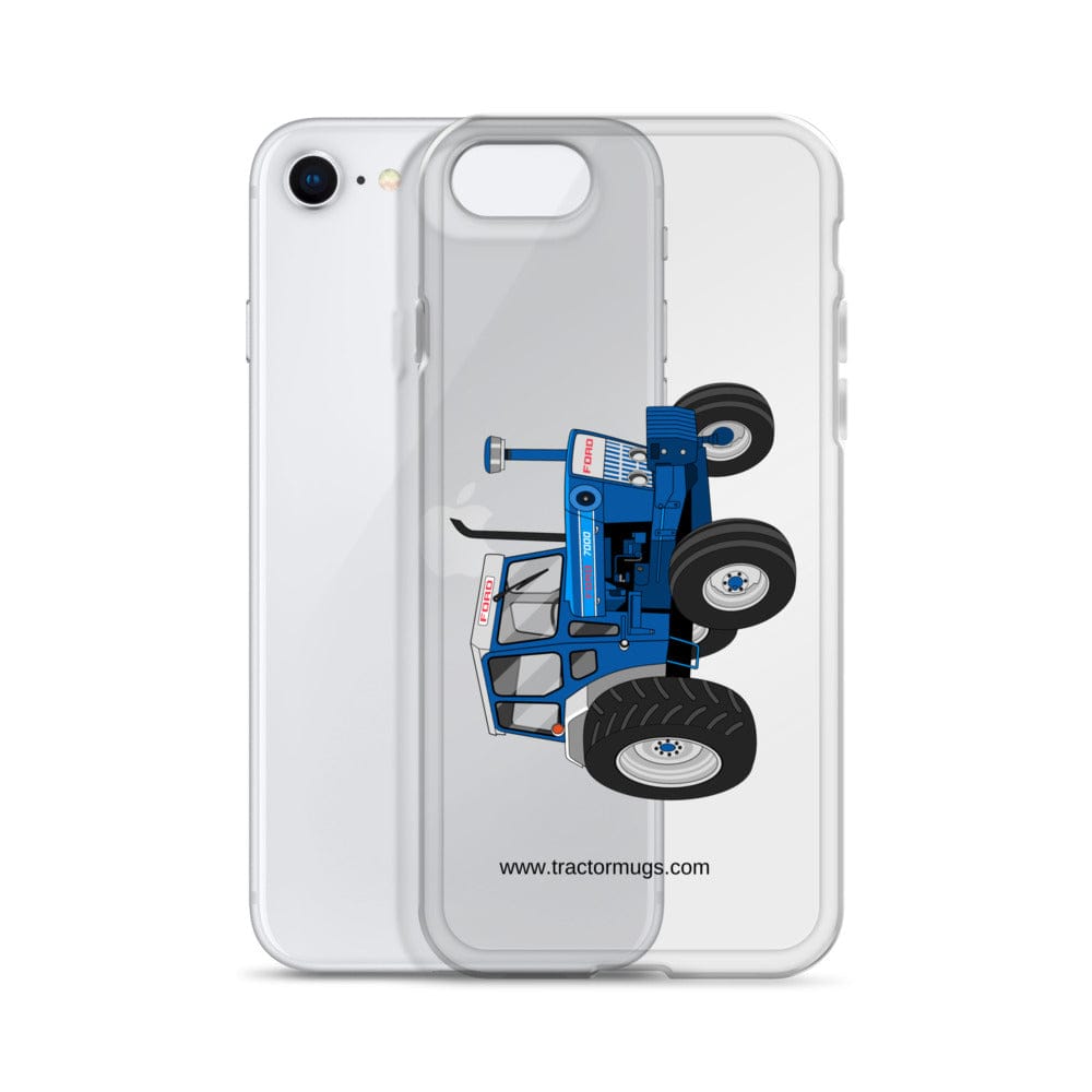 The Tractor Mugs Store Ford 7000 | Clear Case for iPhone® Quality Farmers Merch