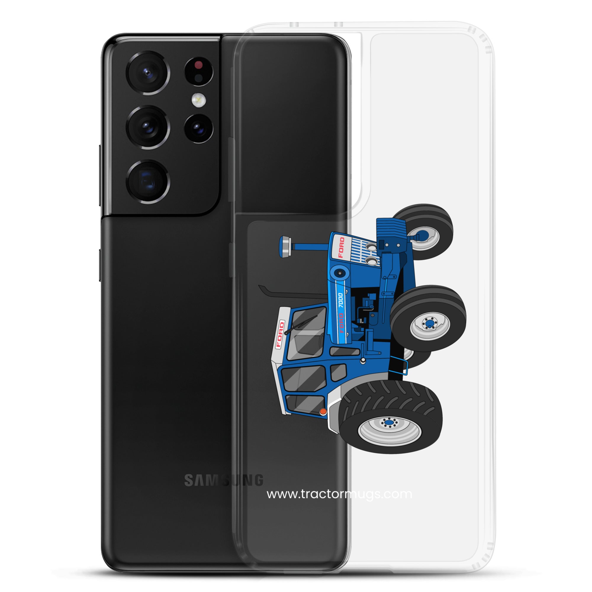 The Tractor Mugs Store Ford 7000 | Clear Case for Samsung® Quality Farmers Merch