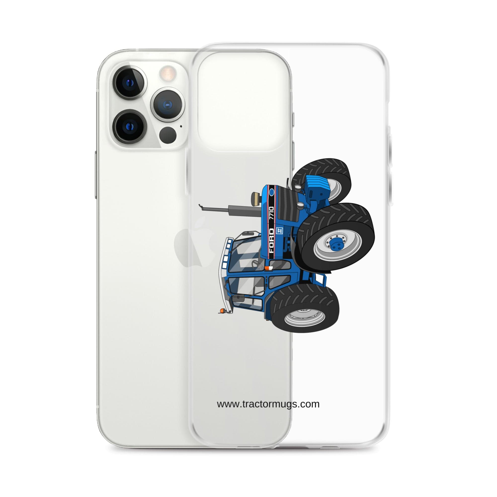 The Tractor Mugs Store Ford 7710 | Clear Case for iPhone® Quality Farmers Merch