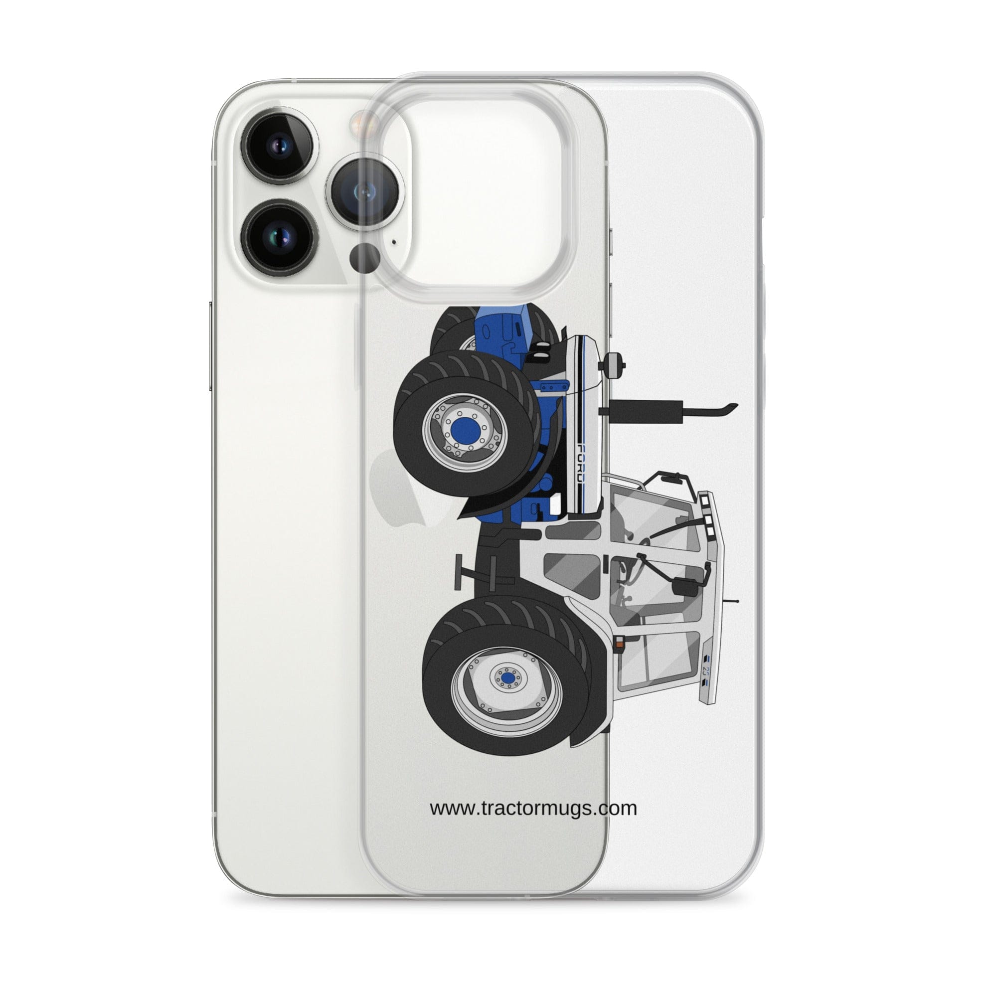 The Tractor Mugs Store Ford 7810 Jubilee Edition SilverTractor | Clear Case for iPhone® Quality Farmers Merch