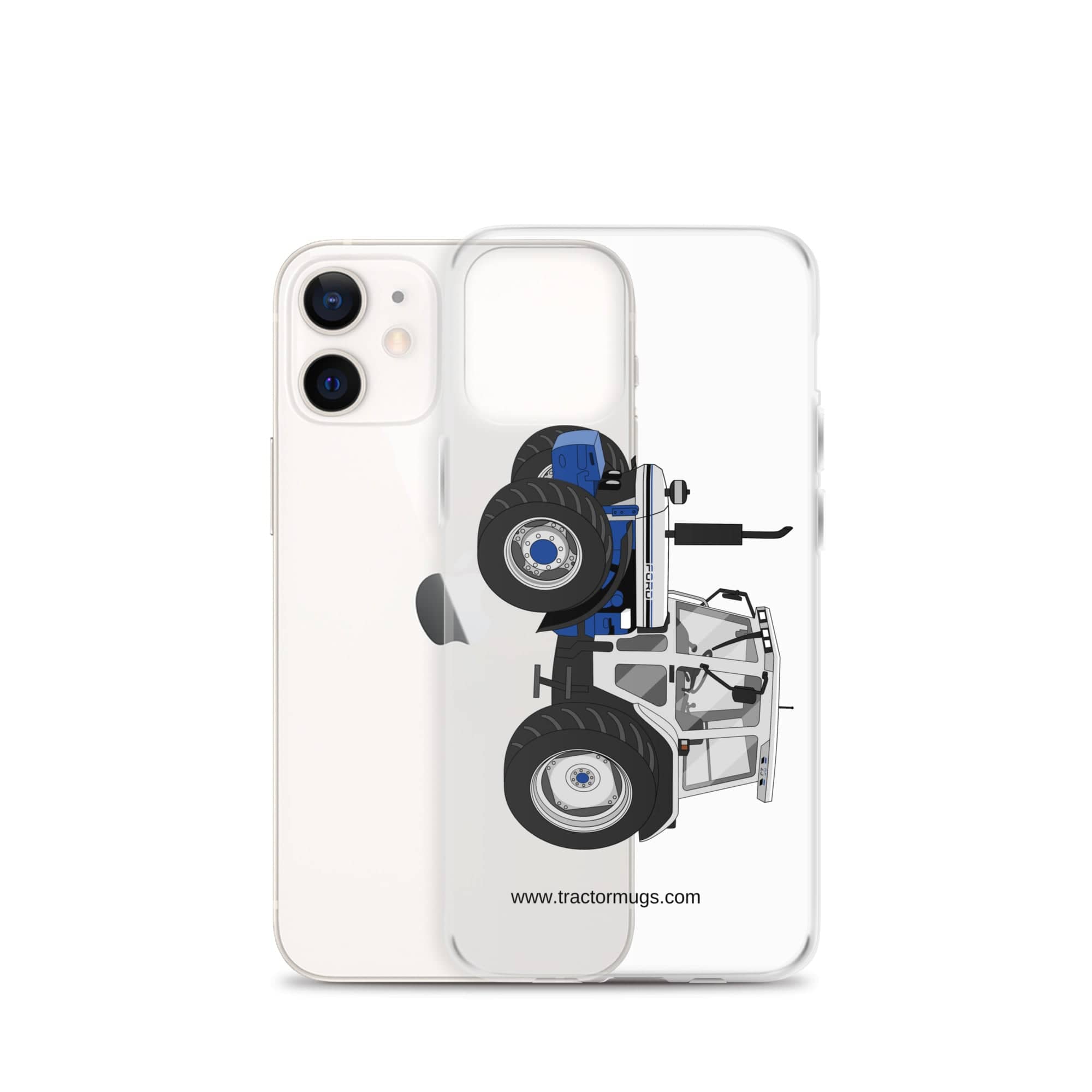 The Tractor Mugs Store Ford 7810 Jubilee Edition SilverTractor | Clear Case for iPhone® Quality Farmers Merch