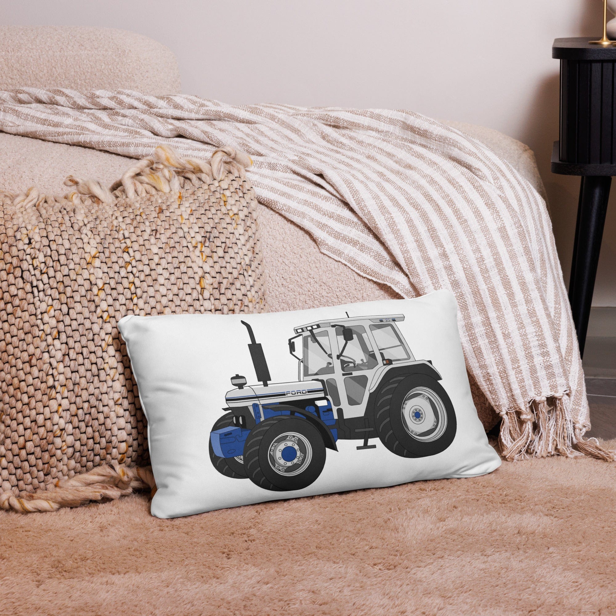 The Tractor Mugs Store Ford 7810 Jubilee Edition SilverTractor | Pillow Case Quality Farmers Merch