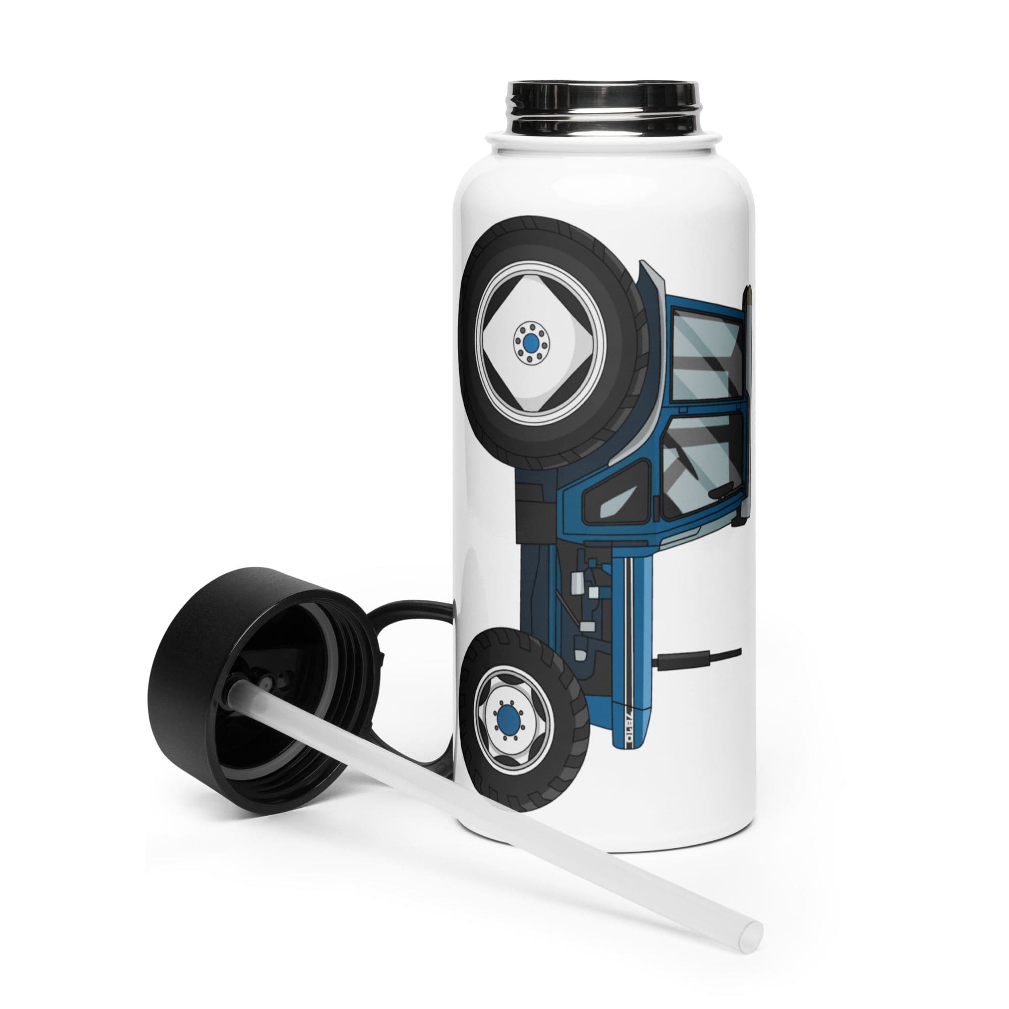 The Tractor Mugs Store Ford 7810 | Stainless Steel Water Bottle Quality Farmers Merch