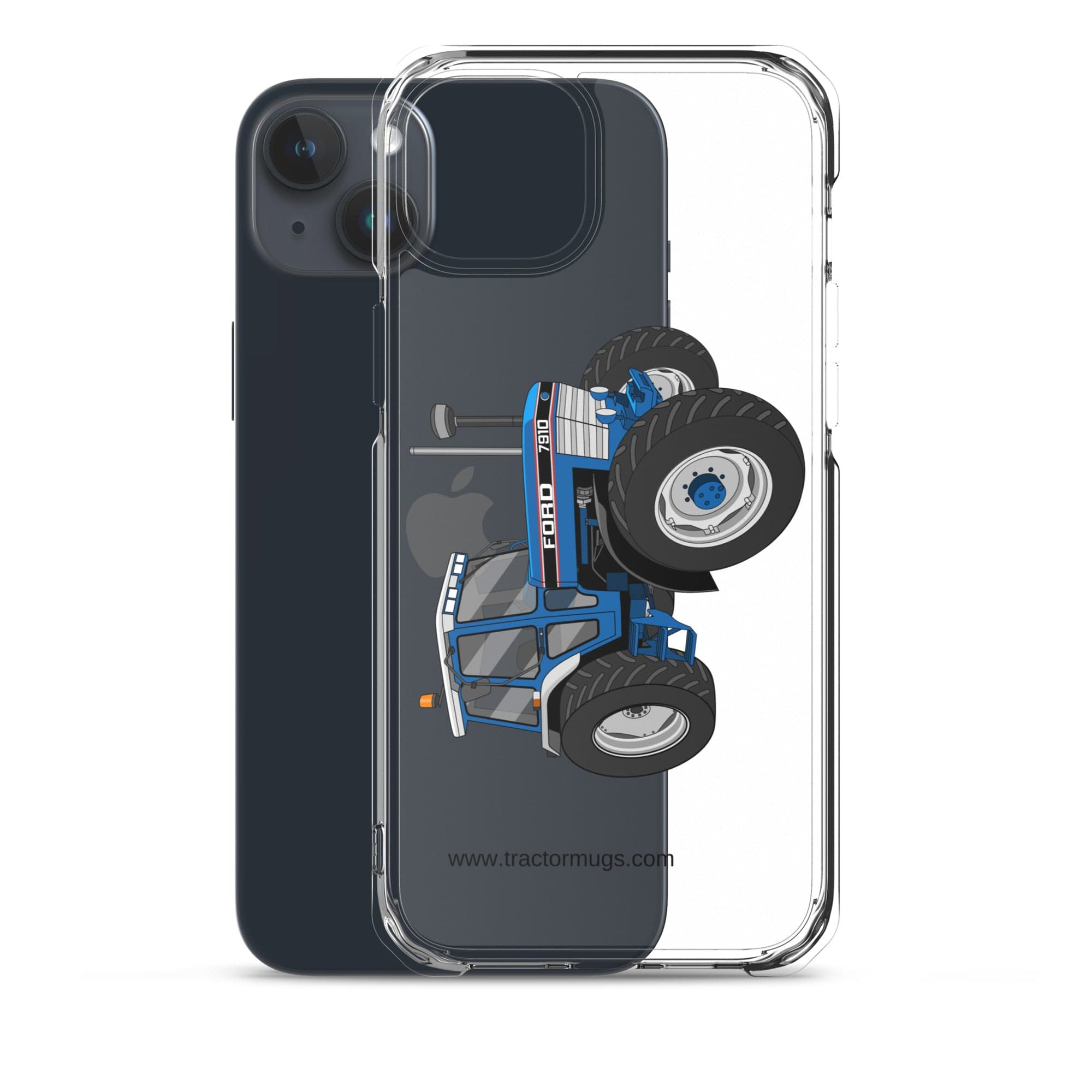 The Tractor Mugs Store Ford 7910 | Clear Case for iPhone® Quality Farmers Merch