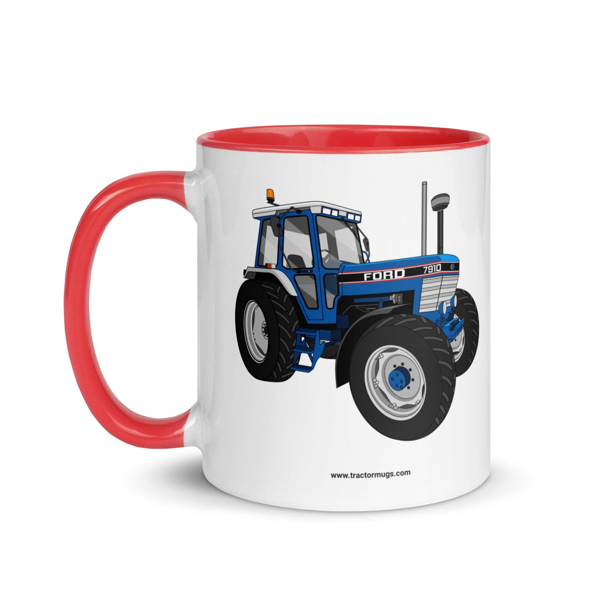 The Tractor Mugs Store Ford 7910 | Mug with Color Inside Quality Farmers Merch