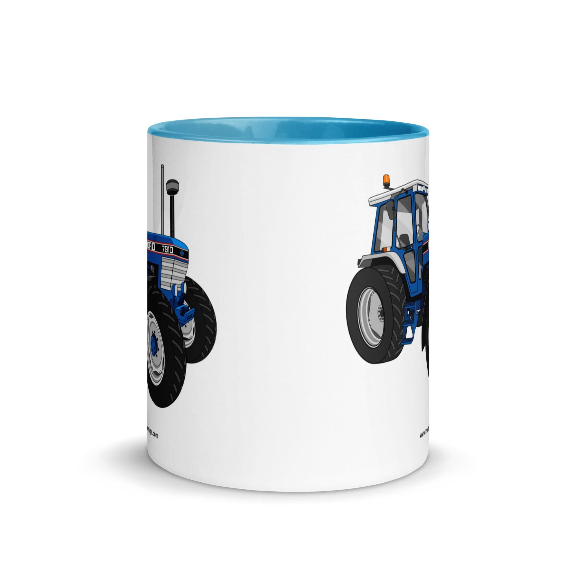 The Tractor Mugs Store Ford 7910 | Mug with Color Inside Quality Farmers Merch