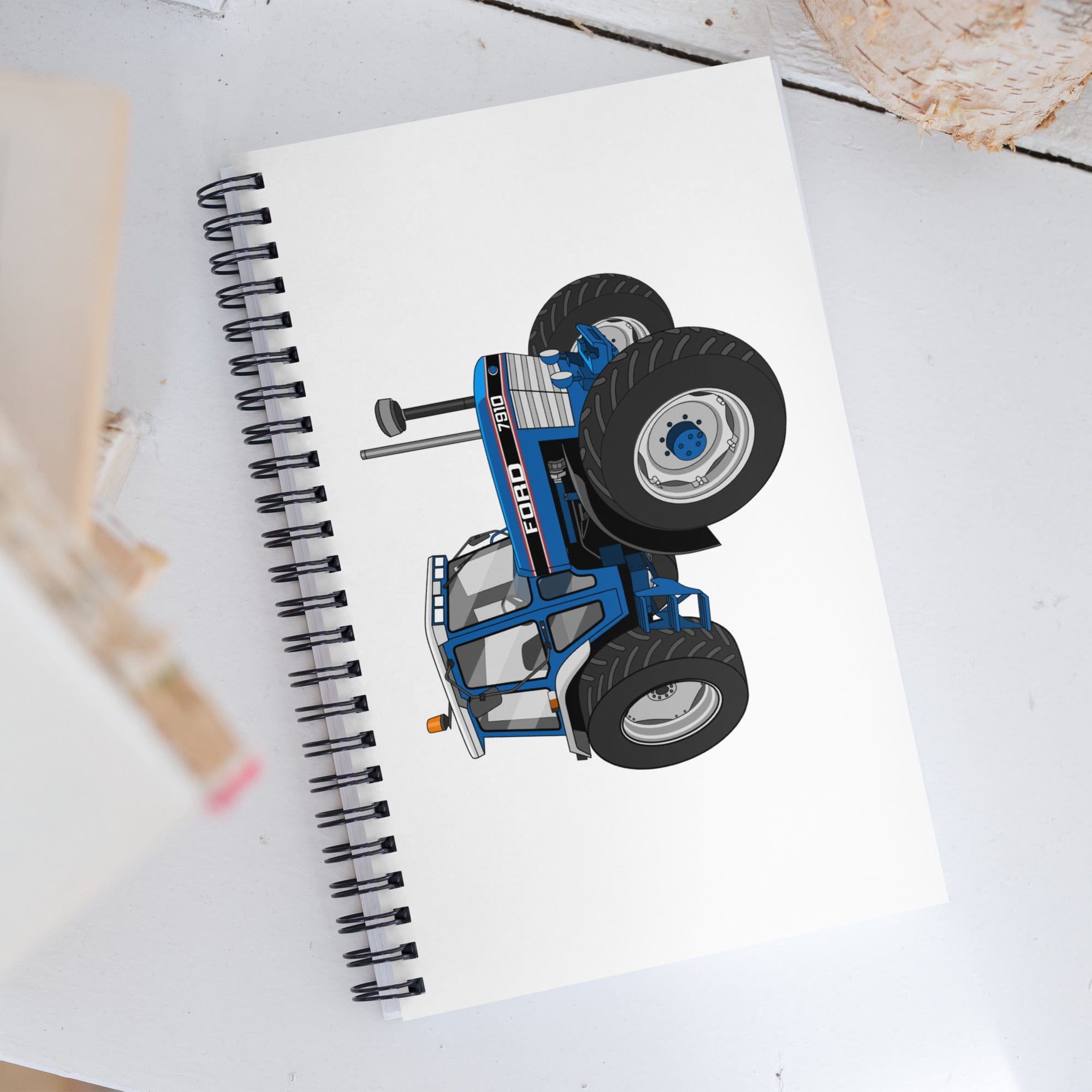 The Tractor Mugs Store Ford 7910 | Spiral notebook Quality Farmers Merch