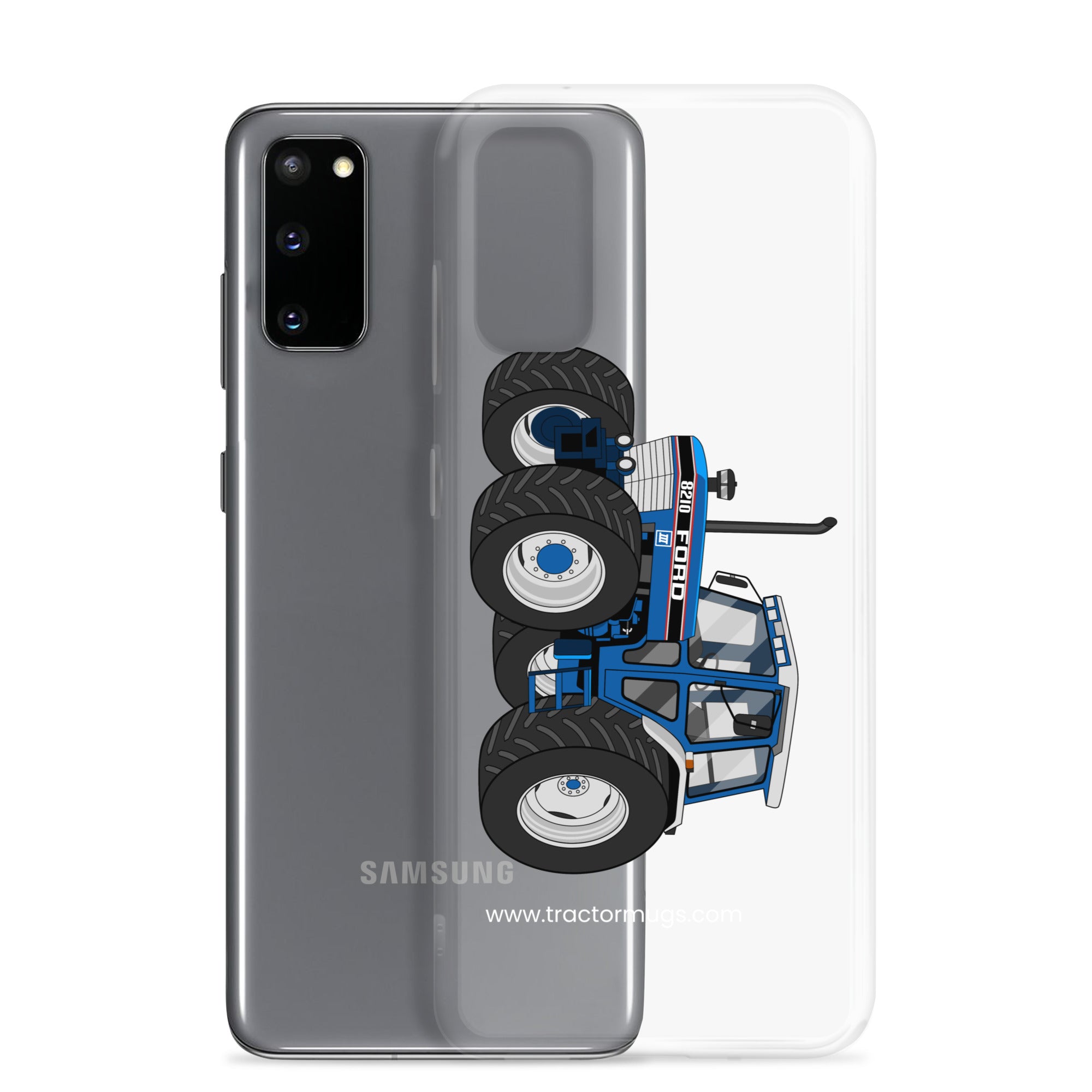 The Tractor Mugs Store Ford 8210 4WD | Clear Case for Samsung® Quality Farmers Merch