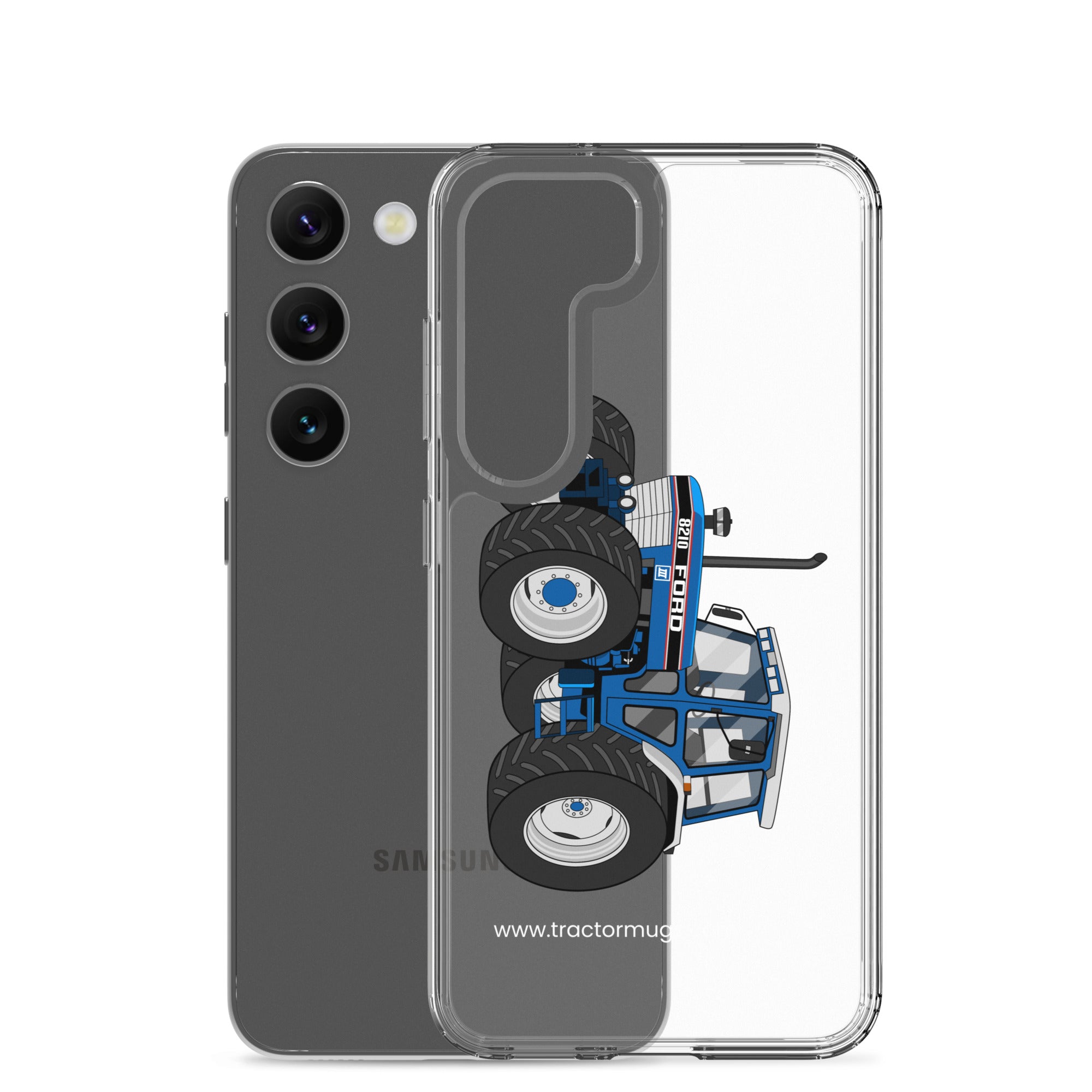 The Tractor Mugs Store Ford 8210 4WD | Clear Case for Samsung® Quality Farmers Merch