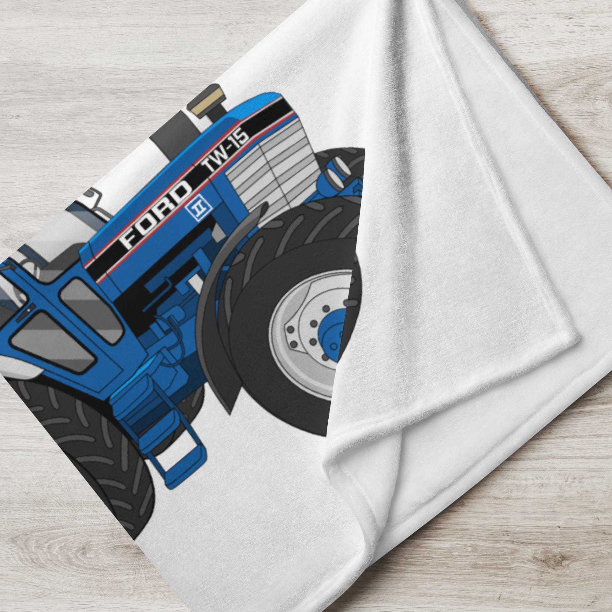 The Tractor Mugs Store Ford TW 15 | Throw Blanket Quality Farmers Merch