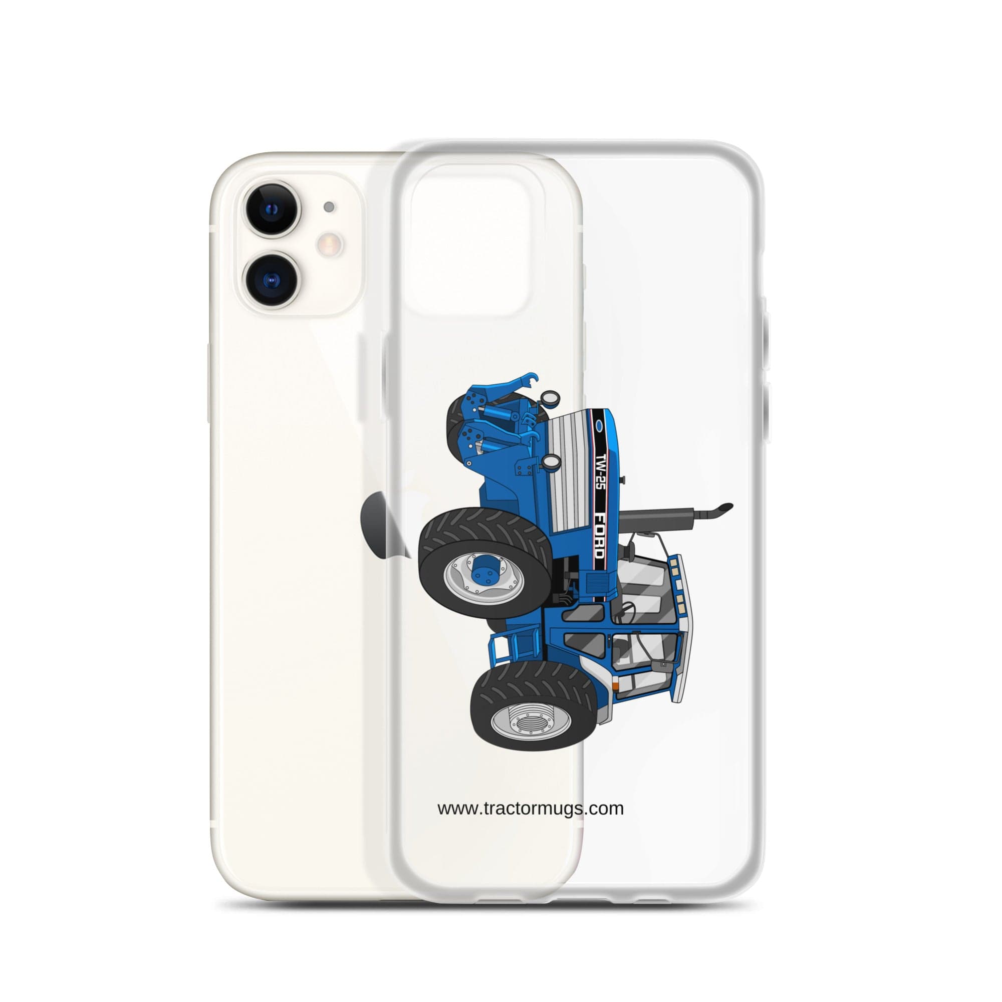 The Tractor Mugs Store Ford TW 25 | Clear Case for iPhone® Quality Farmers Merch