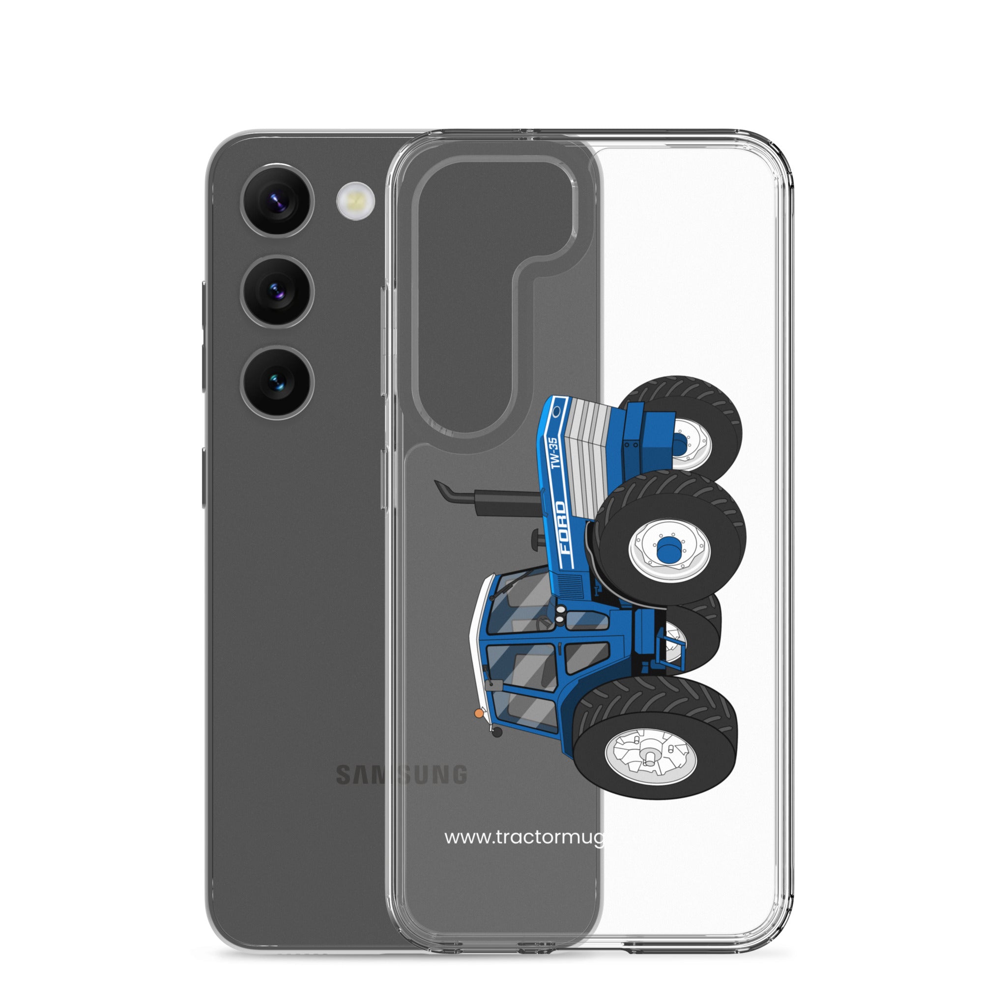 The Tractor Mugs Store Ford TW 35 | Clear Case for Samsung® Quality Farmers Merch