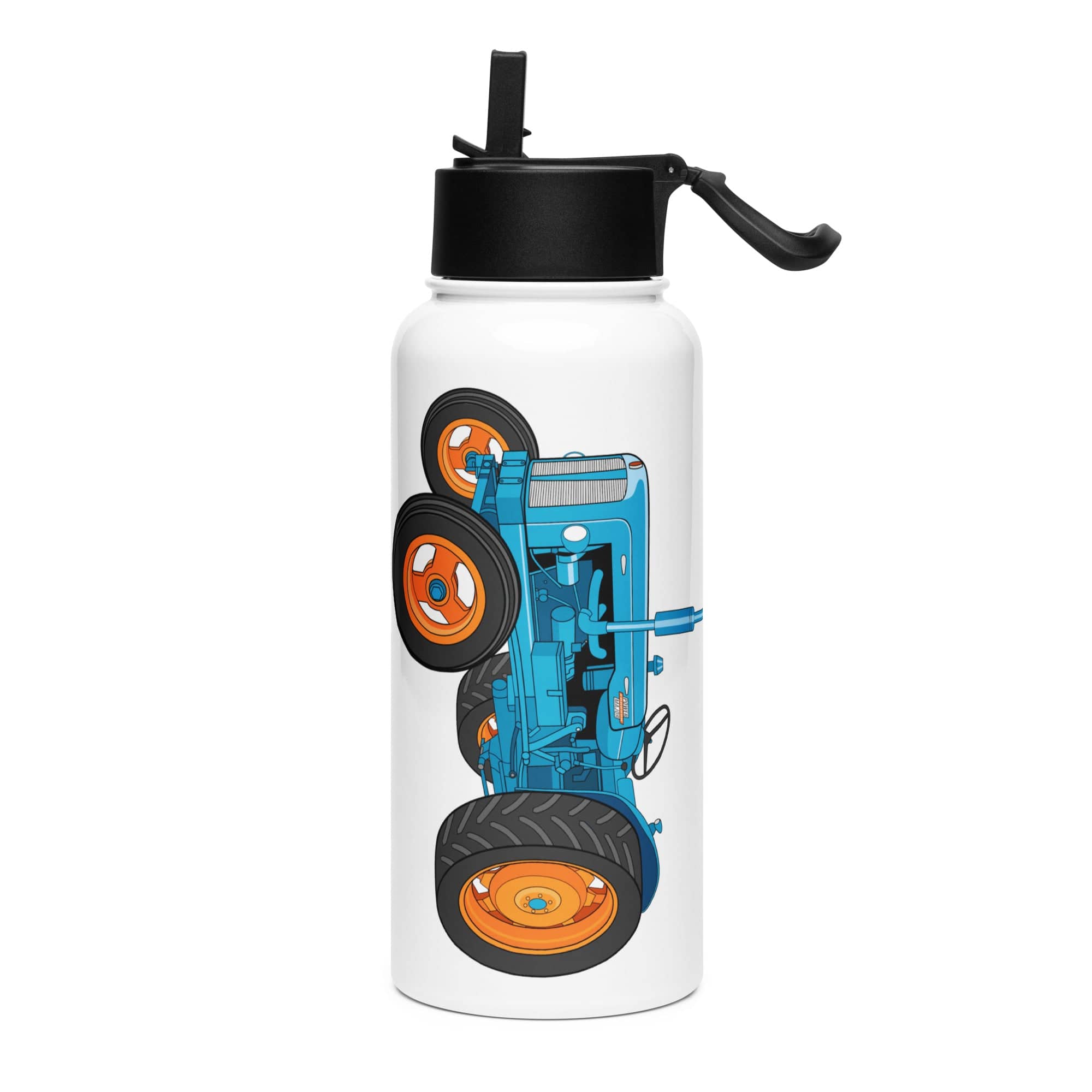 The Tractor Mugs Store Fordson Power Major (1958) | Stainless steel water bottle with a straw lid Quality Farmers Merch