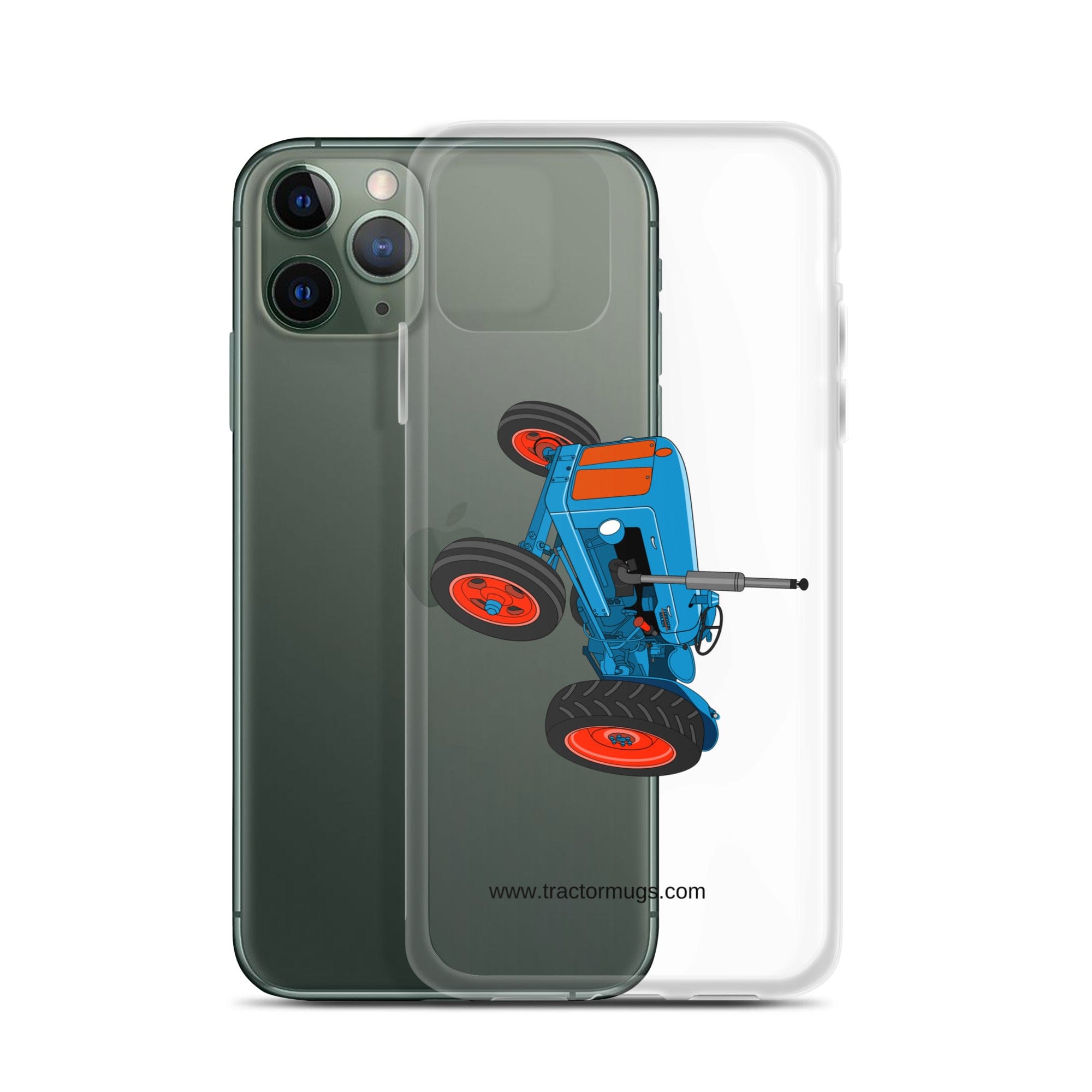 The Tractor Mugs Store Fordson Super Dexta | Clear Case for iPhone® Quality Farmers Merch
