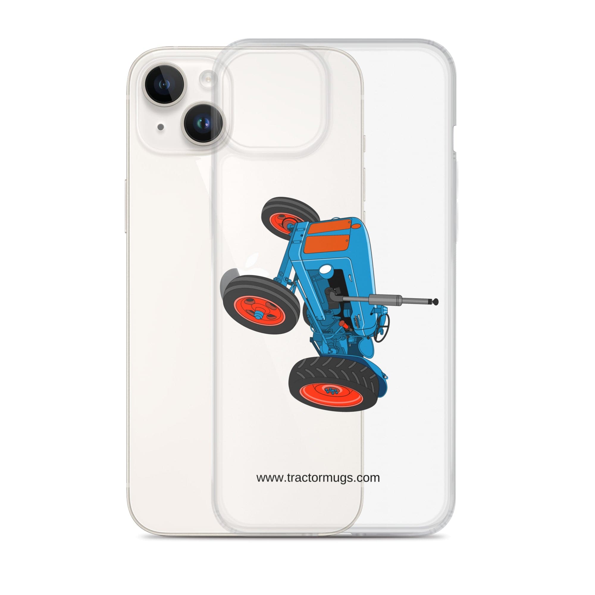 The Tractor Mugs Store Fordson Super Dexta | Clear Case for iPhone® Quality Farmers Merch