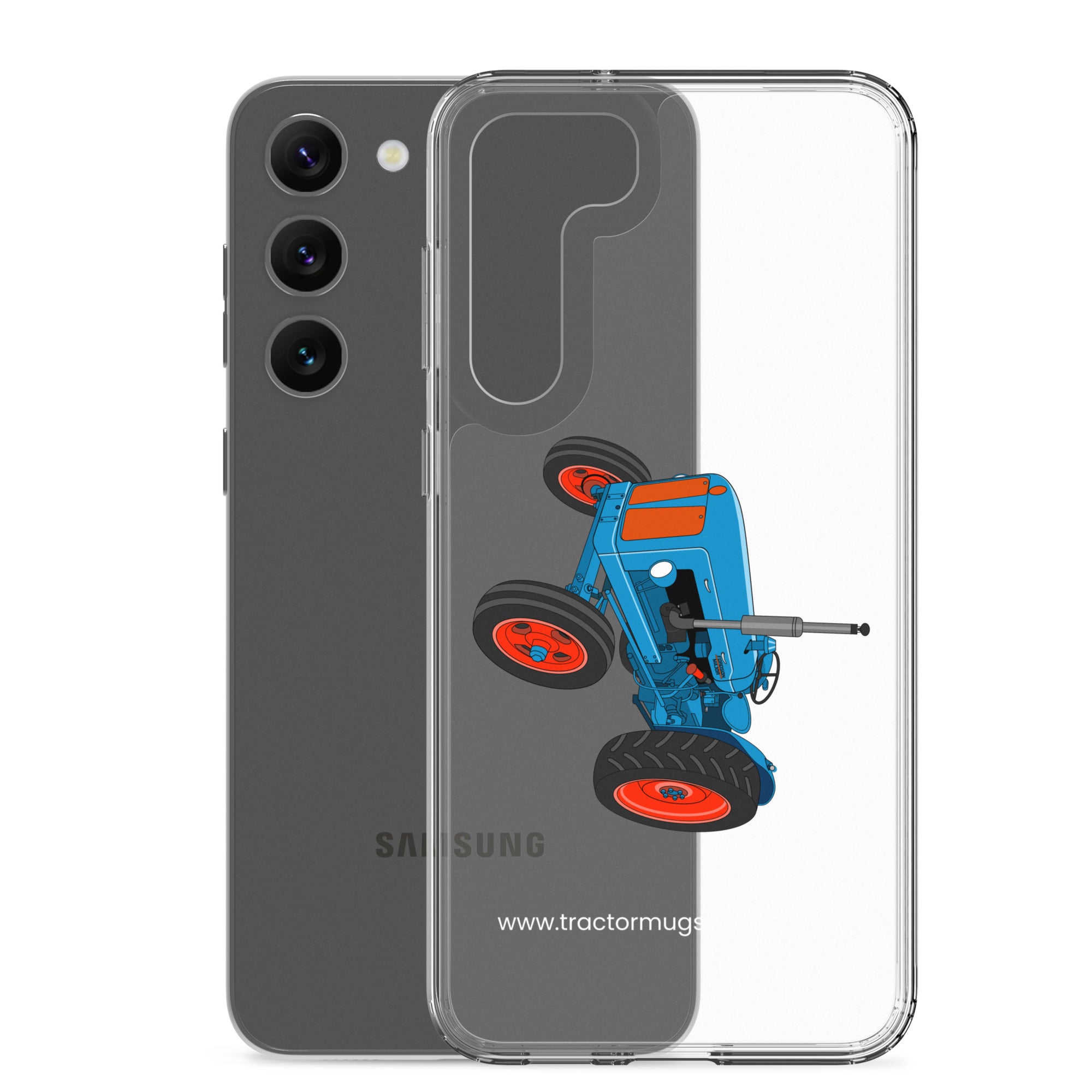 The Tractor Mugs Store Fordson Super Dexta | Clear Case for Samsung® Quality Farmers Merch