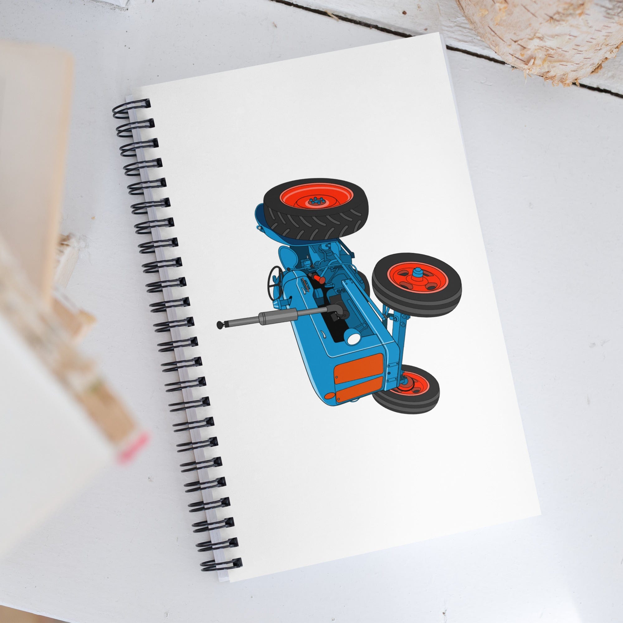 The Tractor Mugs Store Fordson Super Dexta | Spiral notebook Quality Farmers Merch