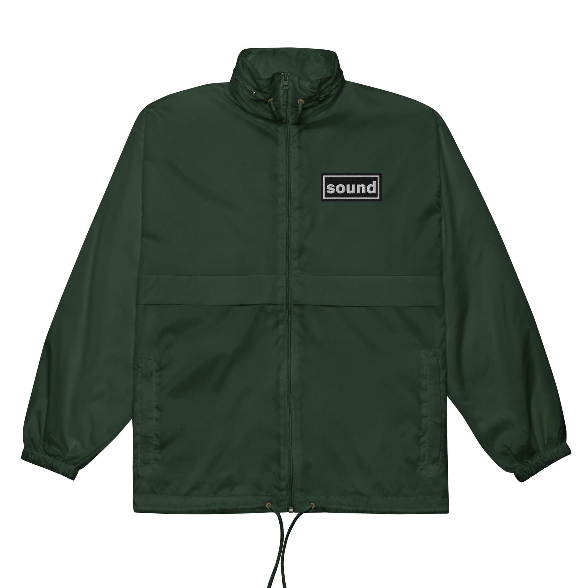 The Tractor Mugs Store Forest Green / S Oasis Style Sound Windbreaker | Unisex Embroidered Quality Farmers Merch