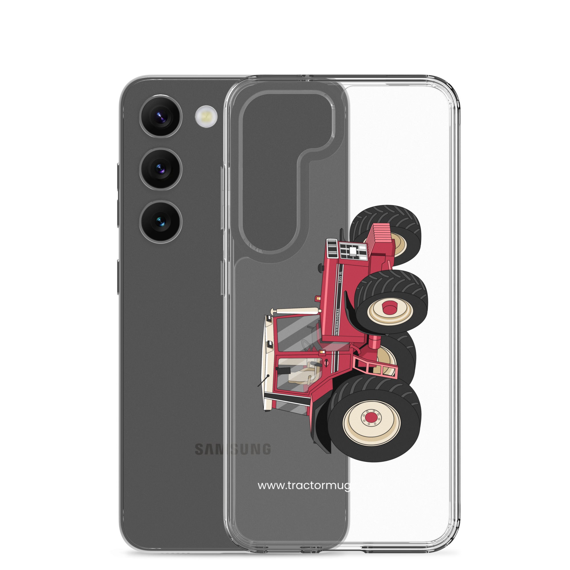 The Tractor Mugs Store IHC 1455 XL | Clear Case for Samsung® Quality Farmers Merch