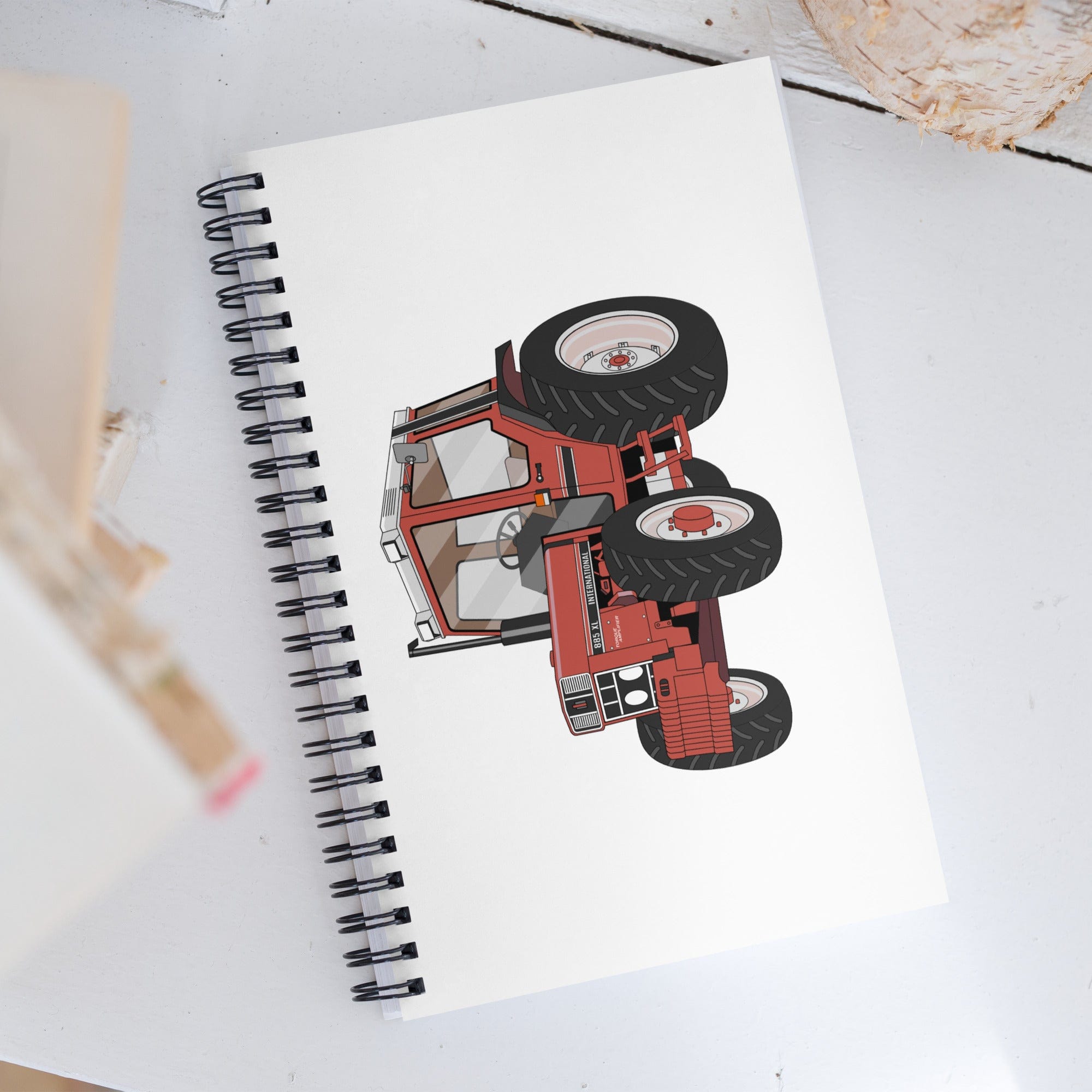The Tractor Mugs Store International 885 XL 4WD | Spiral notebook Quality Farmers Merch
