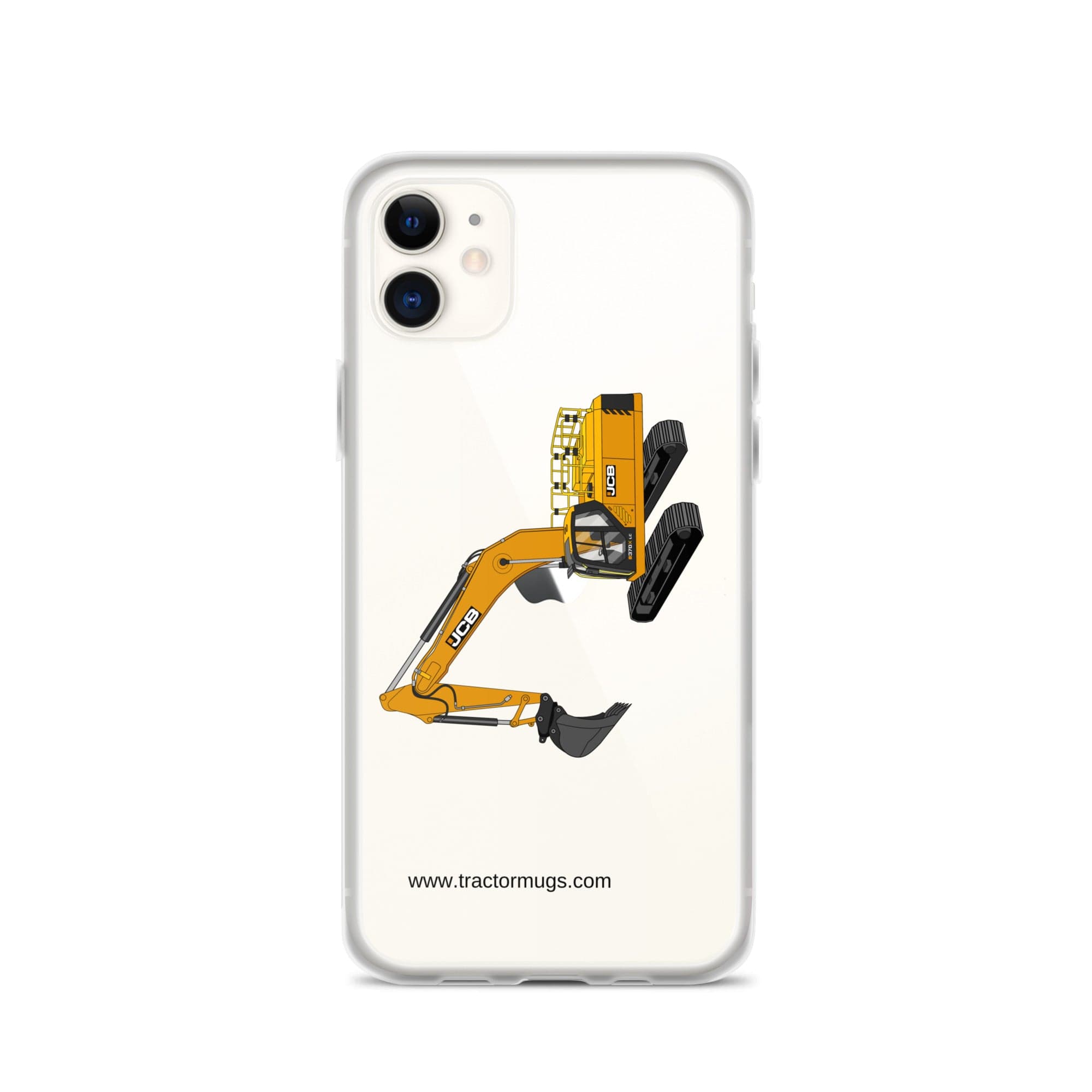 The Tractor Mugs Store iPhone 11 JCB 370 LC | Clear Case for iPhone® Quality Farmers Merch