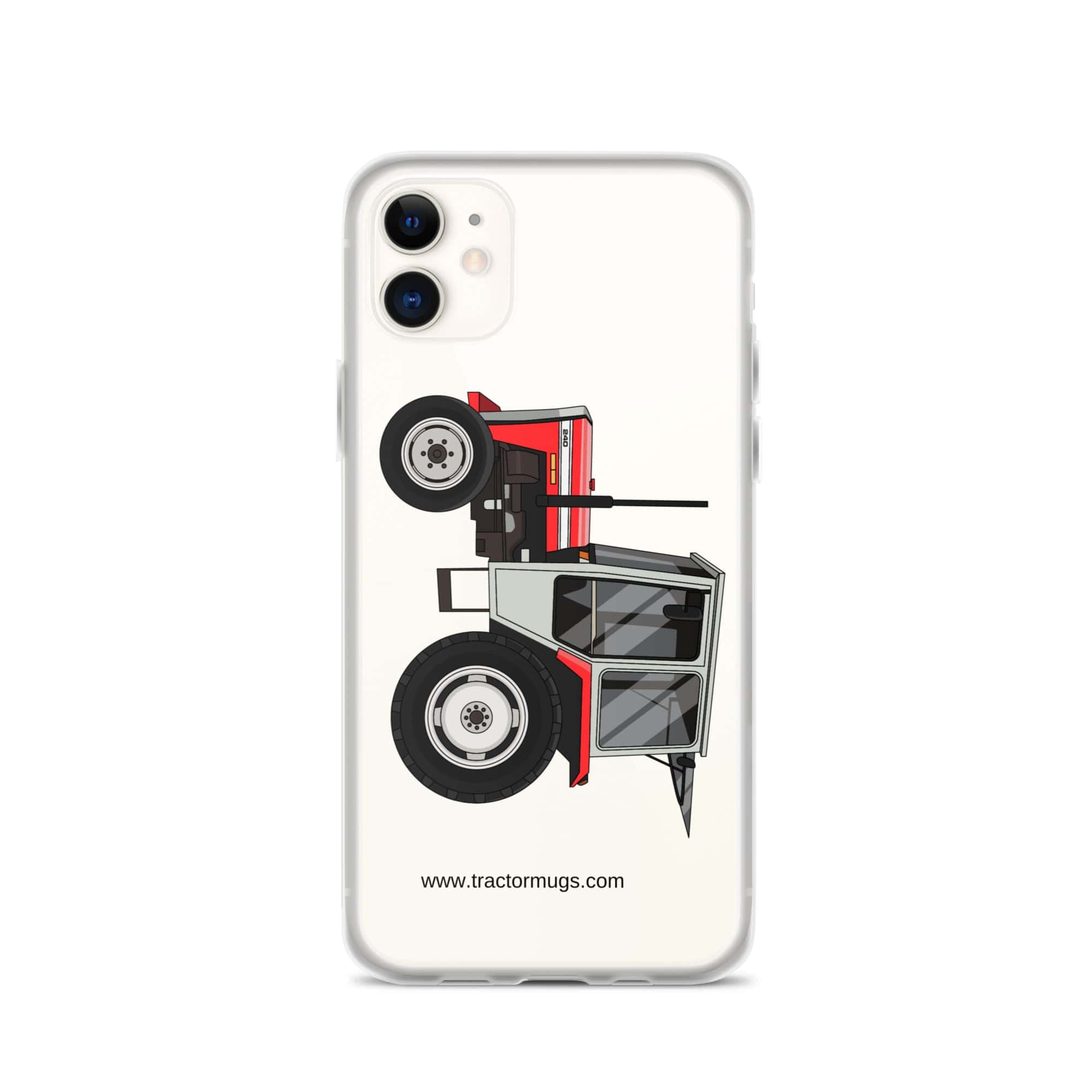 The Tractor Mugs Store iPhone 11 Massey Ferguson 240 | Clear Case for iPhone® Quality Farmers Merch