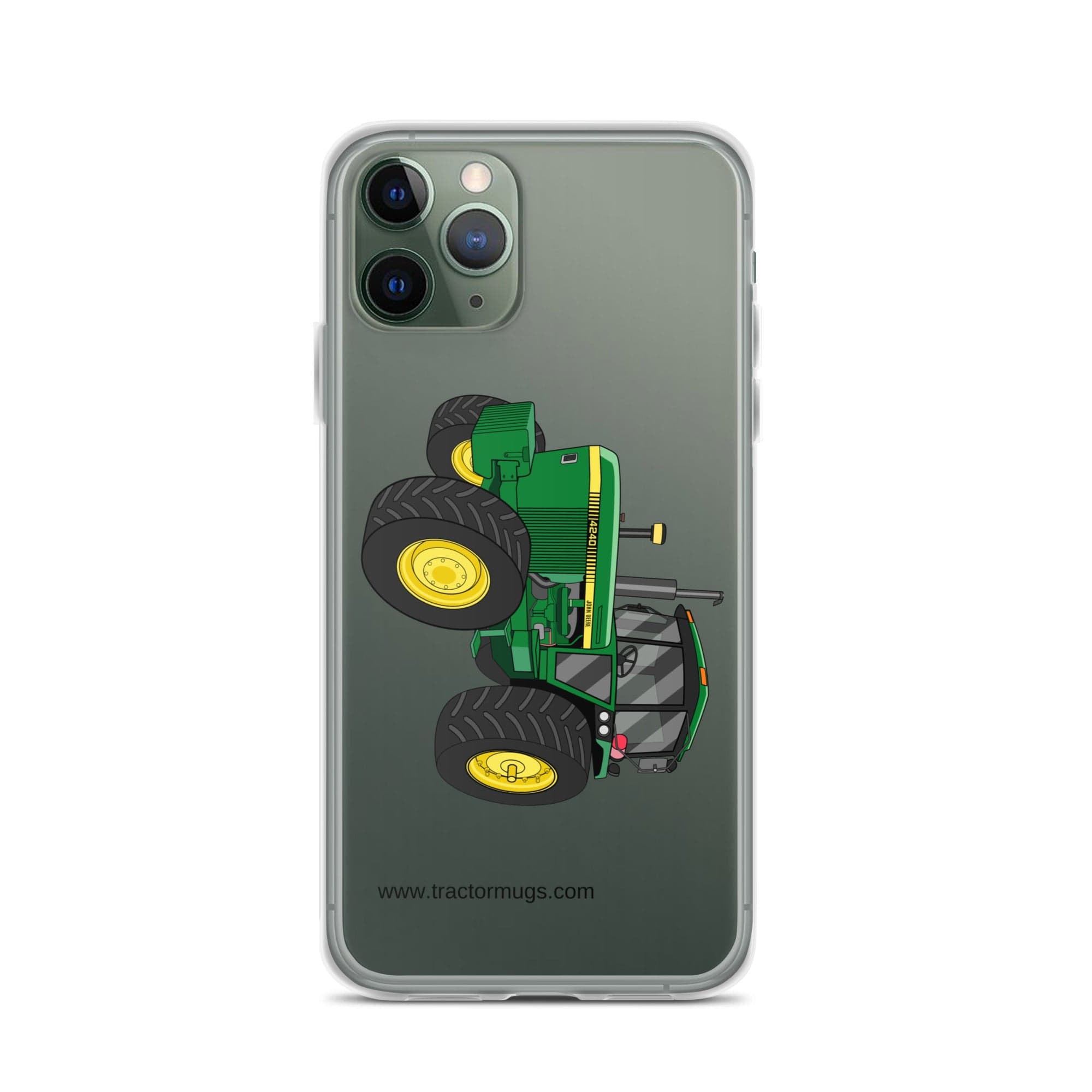 The Tractor Mugs Store iPhone 11 Pro John Deere 4240 | Clear Case for iPhone® Quality Farmers Merch